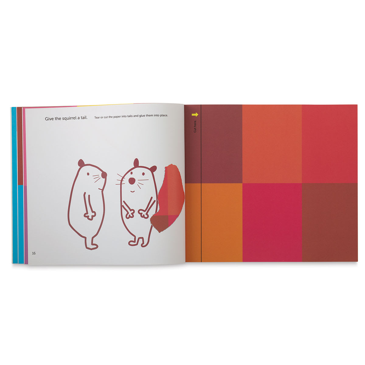 I Can Do That! Cut and Paste - Spread of Activity completing Squirrel picture
