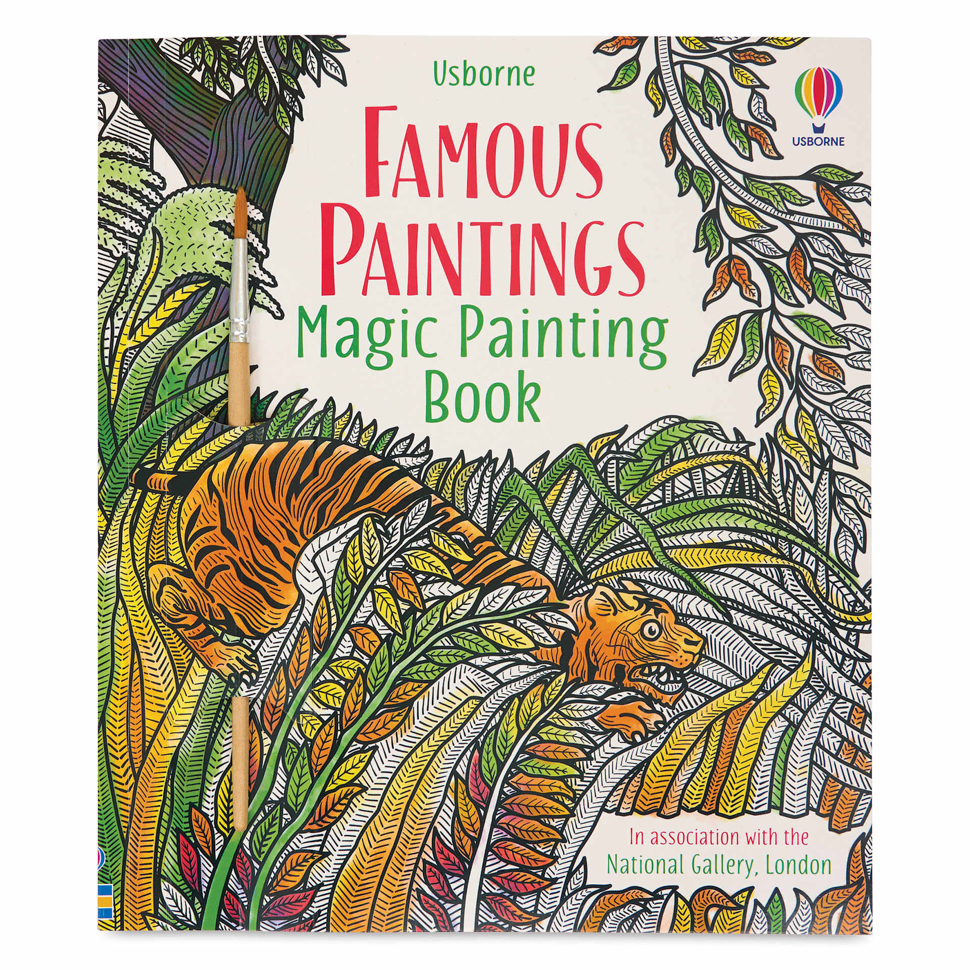 Usborne Magic Painting Book - Famous Paintings, front cover