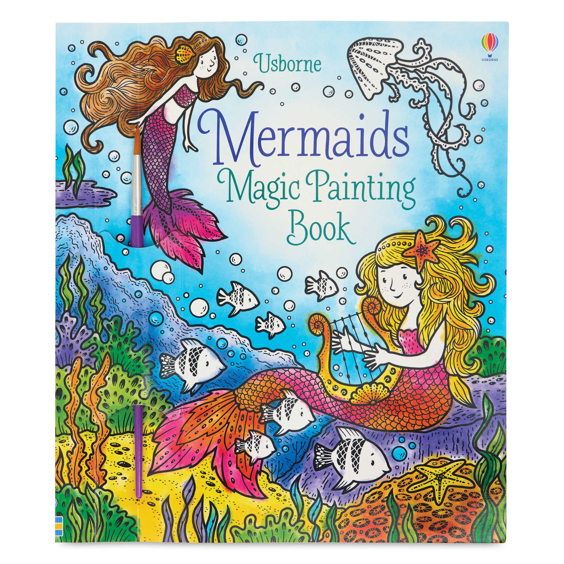 Usborne Magic Painting Book - Mermaids, front cover