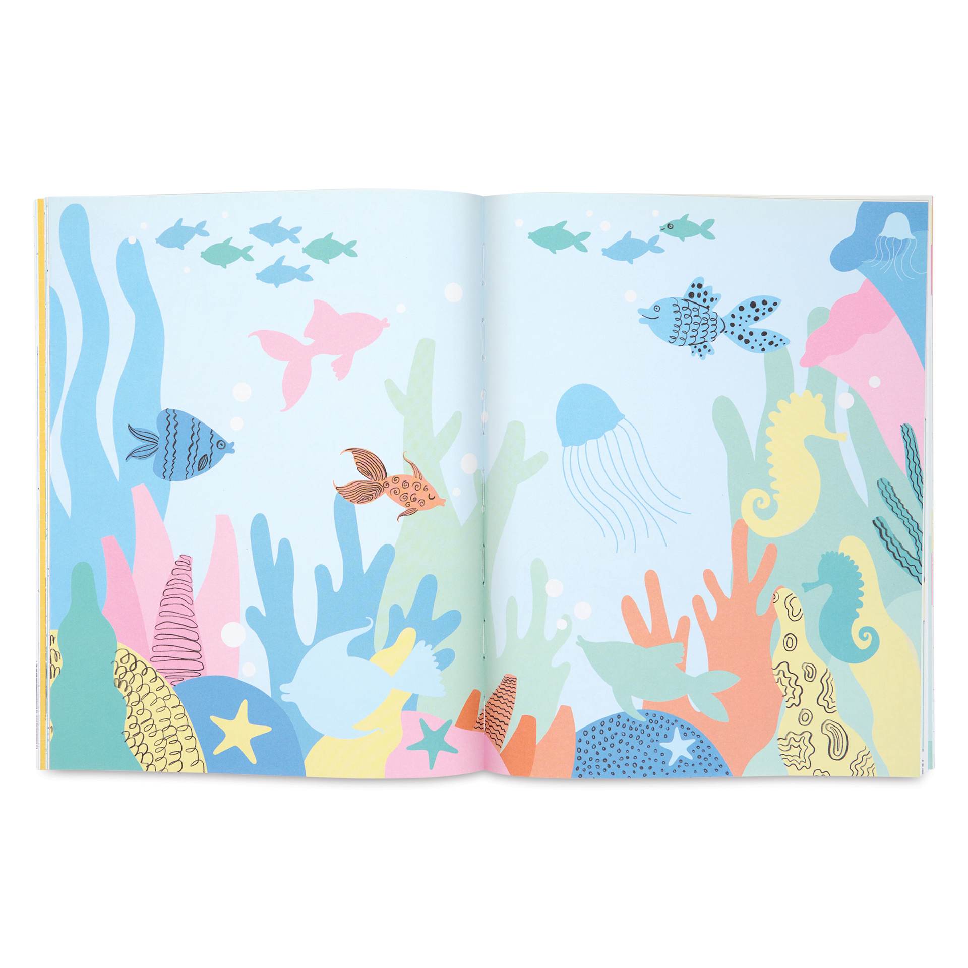 Usborne Unworry Doodle Book, ocean floor