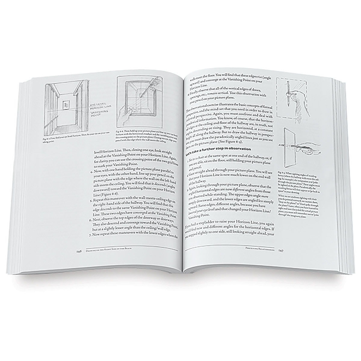 Drawing on the Right Side of the Brain - Inside spread of copy
