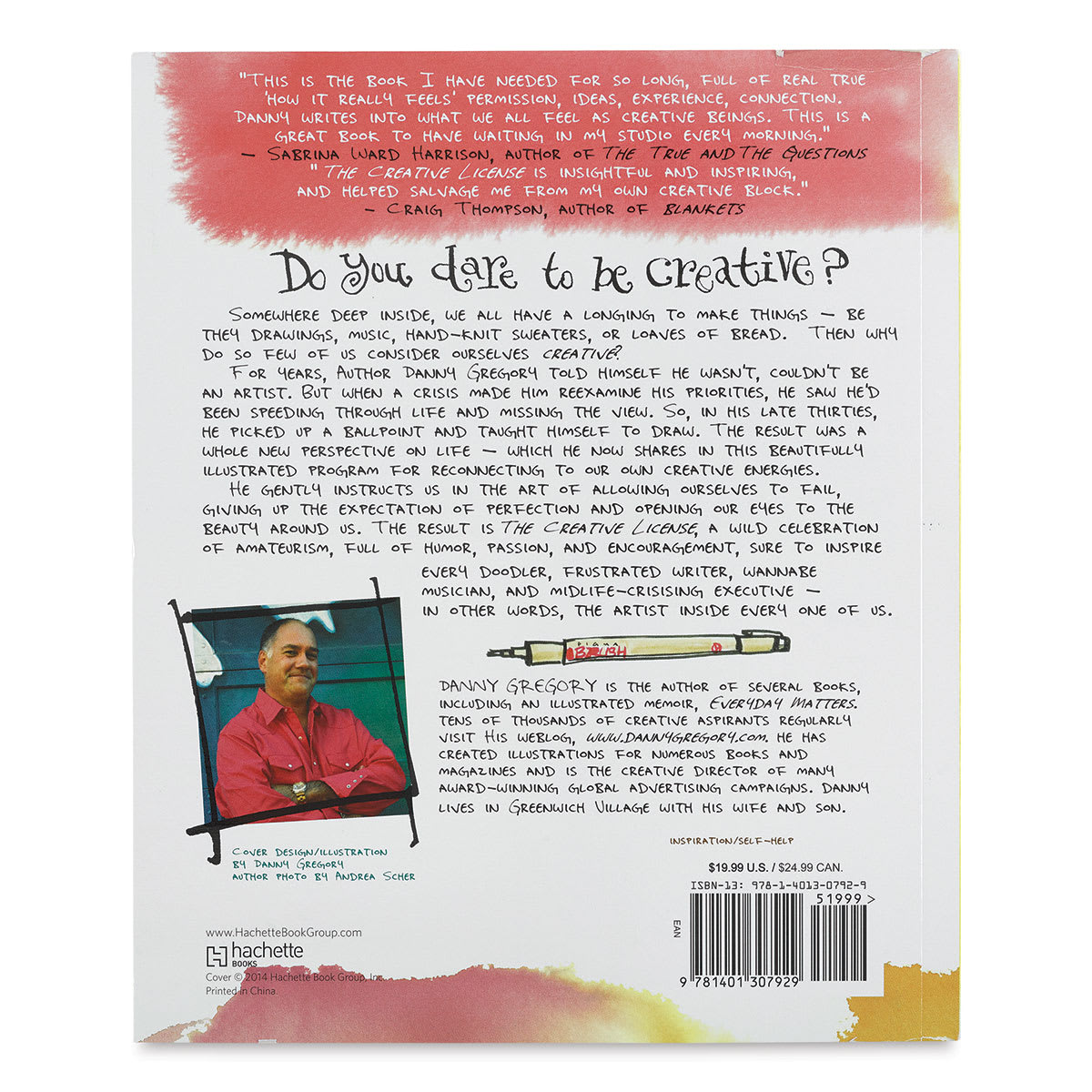 The Creative License, back cover