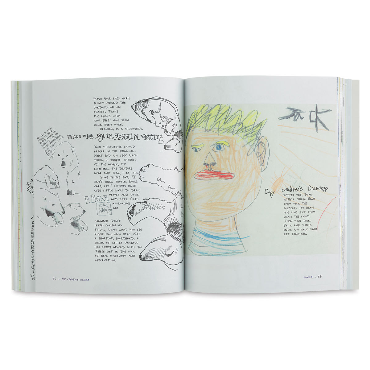 The Creative License, inside page