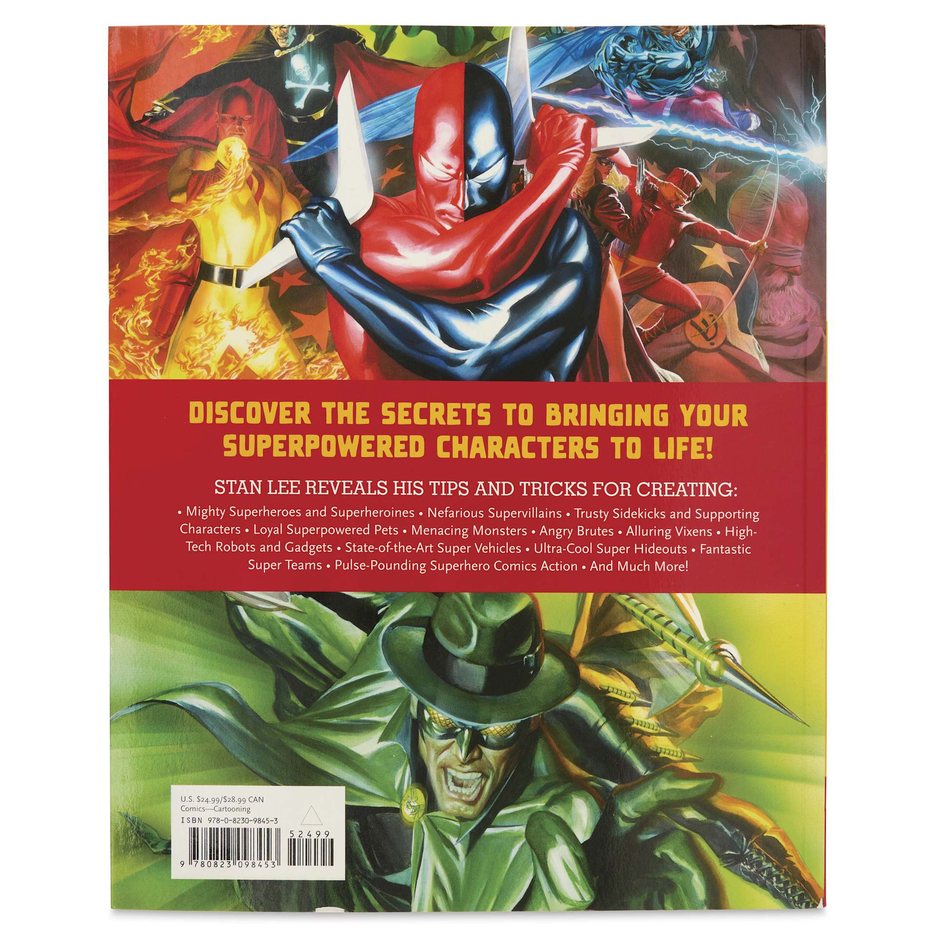 Stan Lee’s How to Draw Superheroes, back cover
