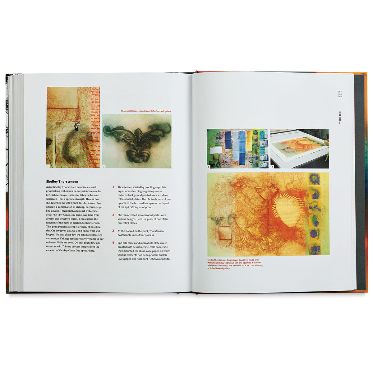 Modern Printmaking - Spread of prints by artist Shelley Thorstensen
