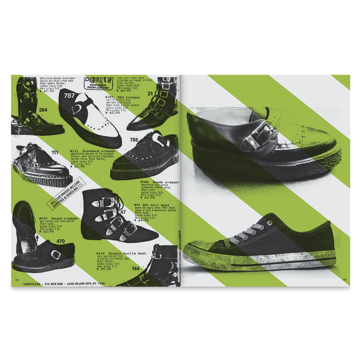 Punkouture - Spread showing Ad for various shoes