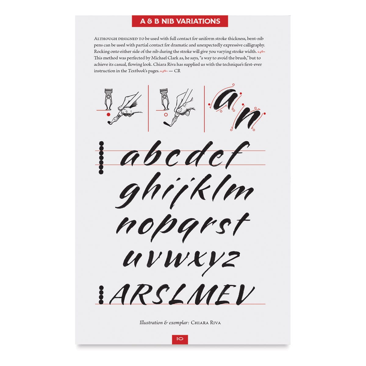 Speedball Textbook 25th Edition, A & B Nib Variations Lettering 