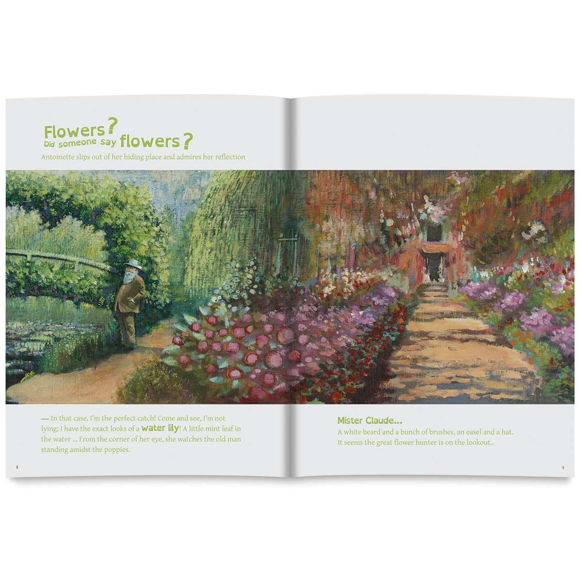 Where Is the Frog?: A Children's Book Inspired by Claude Monet - Monet's gardens
