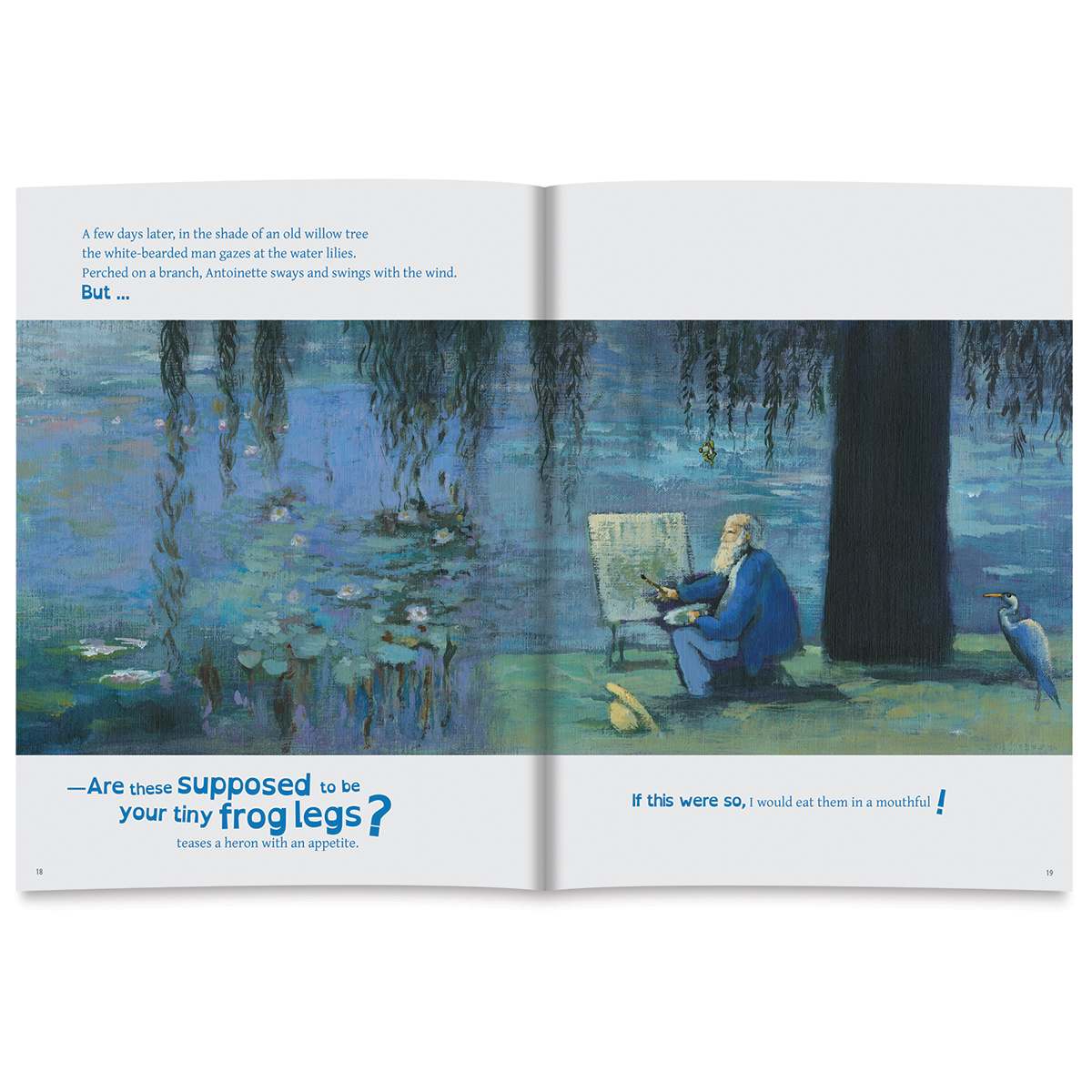 Where Is the Frog?: A Children's Book Inspired by Claude Monet - Monet and water lilies
