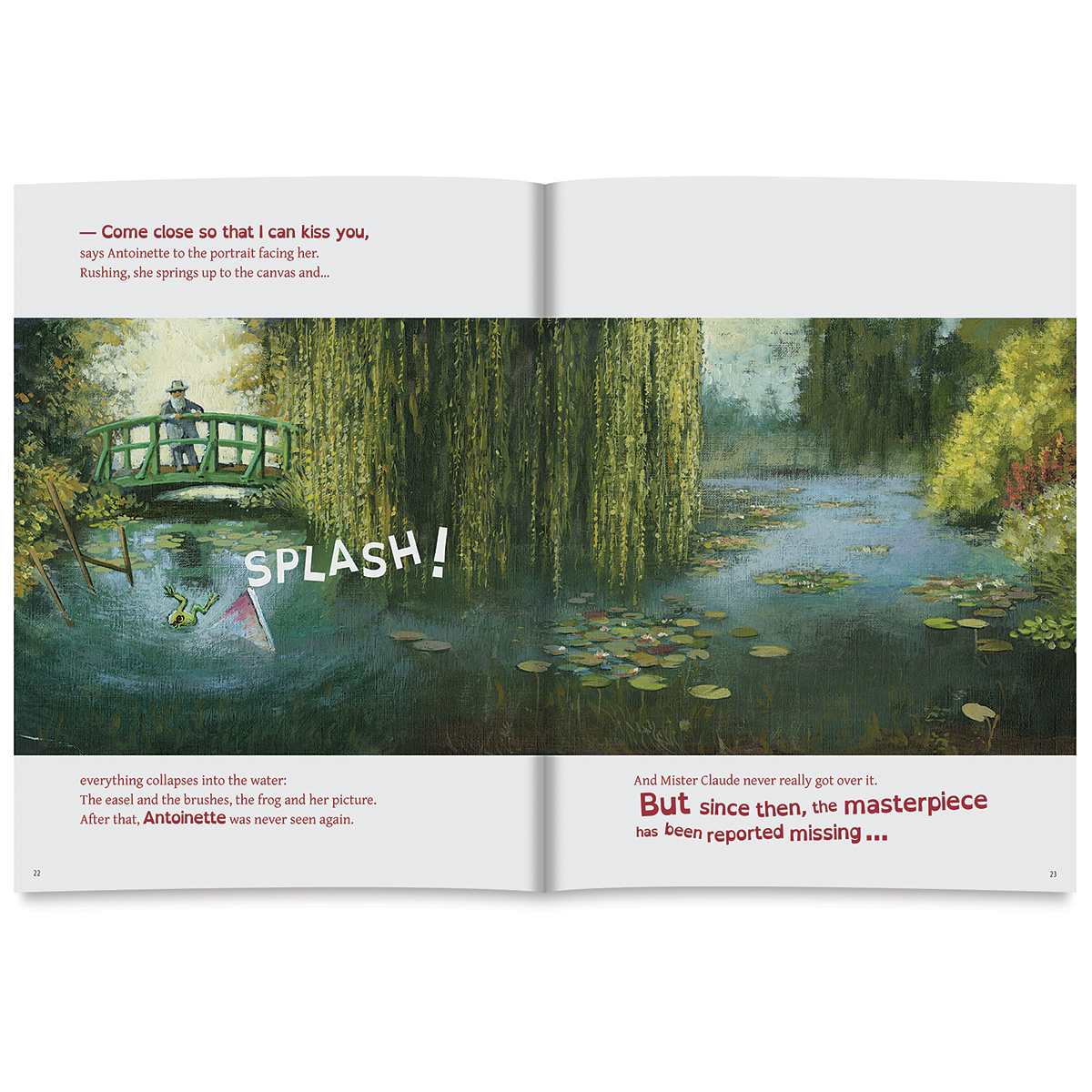 Where Is the Frog?: A Children's Book Inspired by Claude Monet - Monet and Frog
