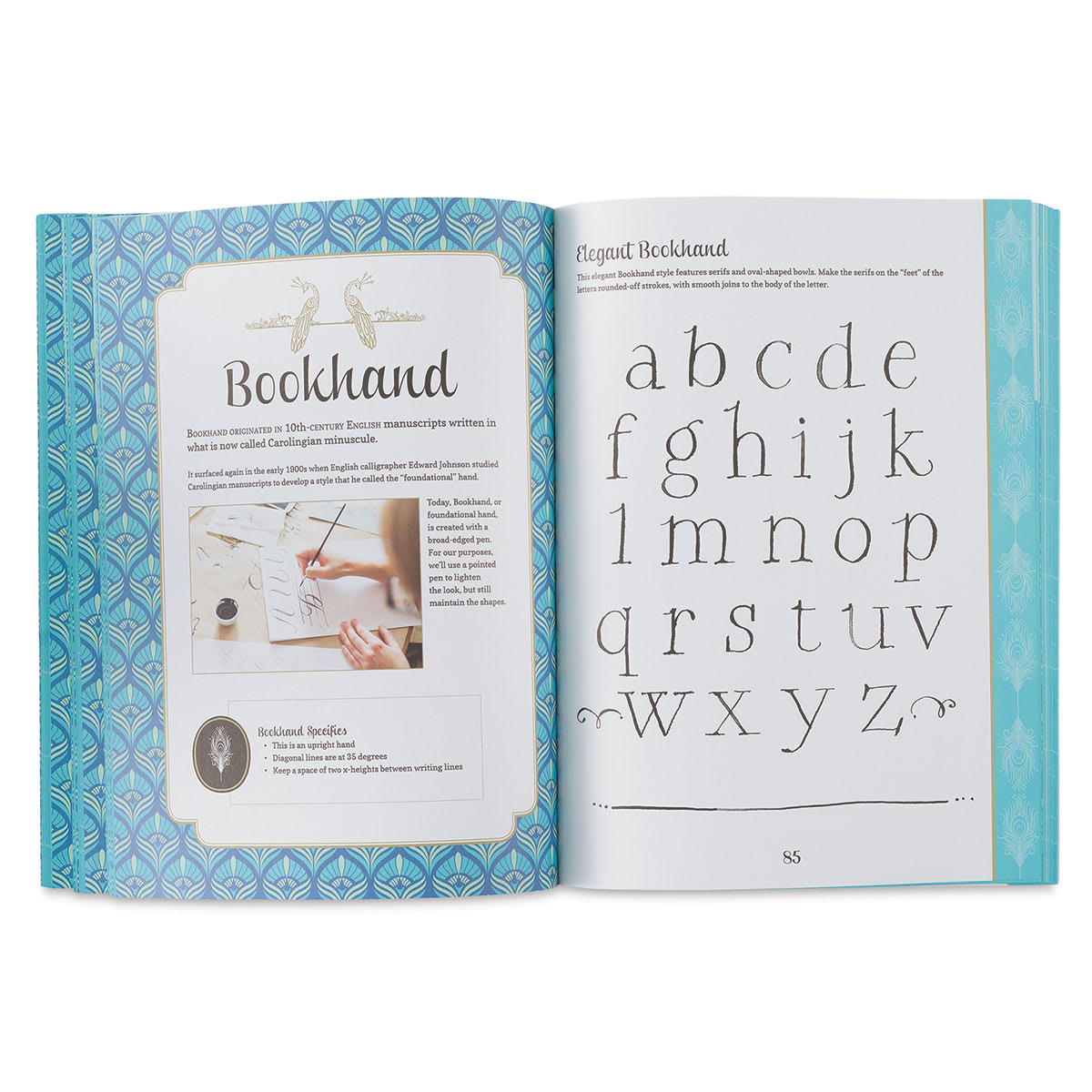 Creative Lettering and Beyond: Timeless Calligraphy - Spread showing Bookhand
