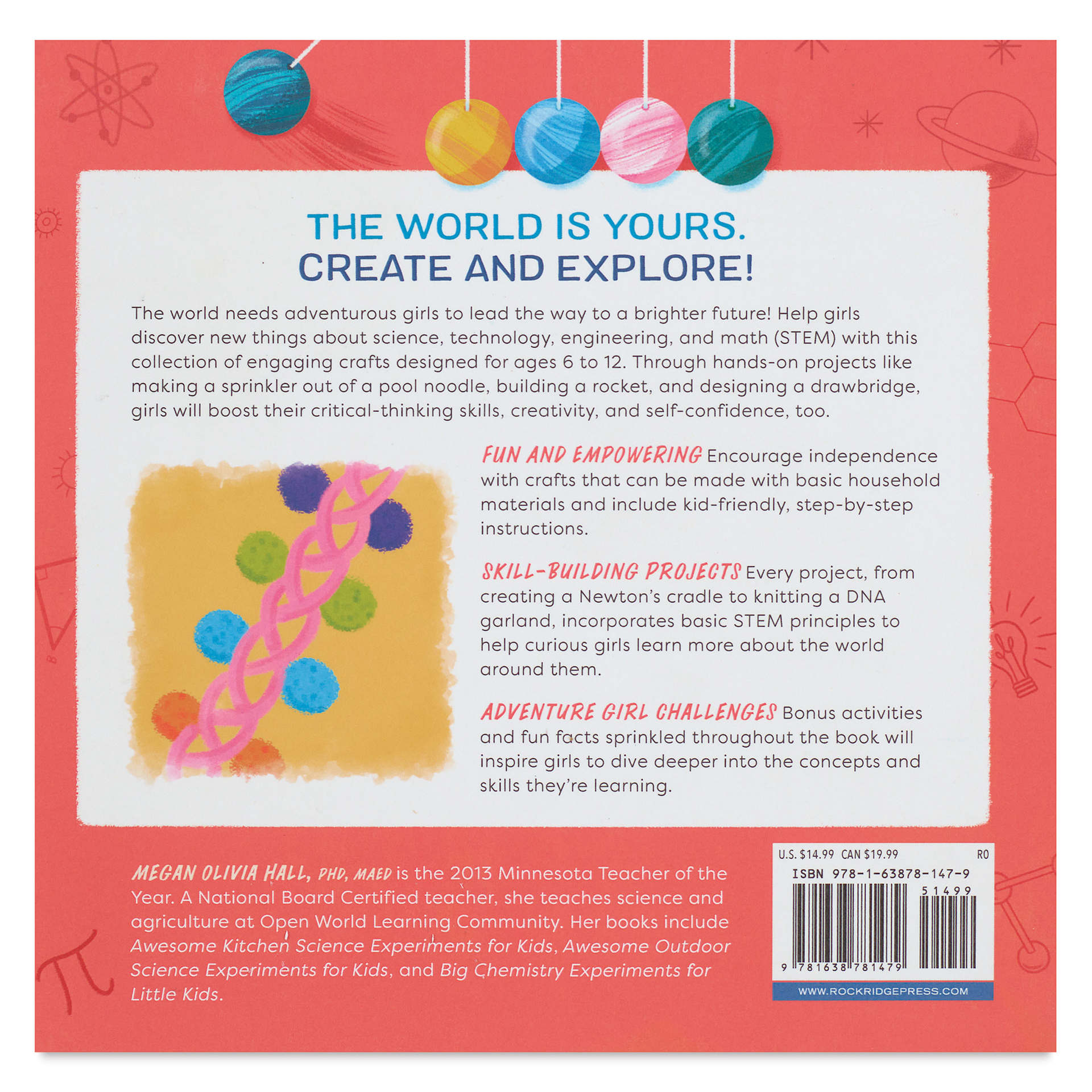 Adventure Girls! STEM Crafts, back cover