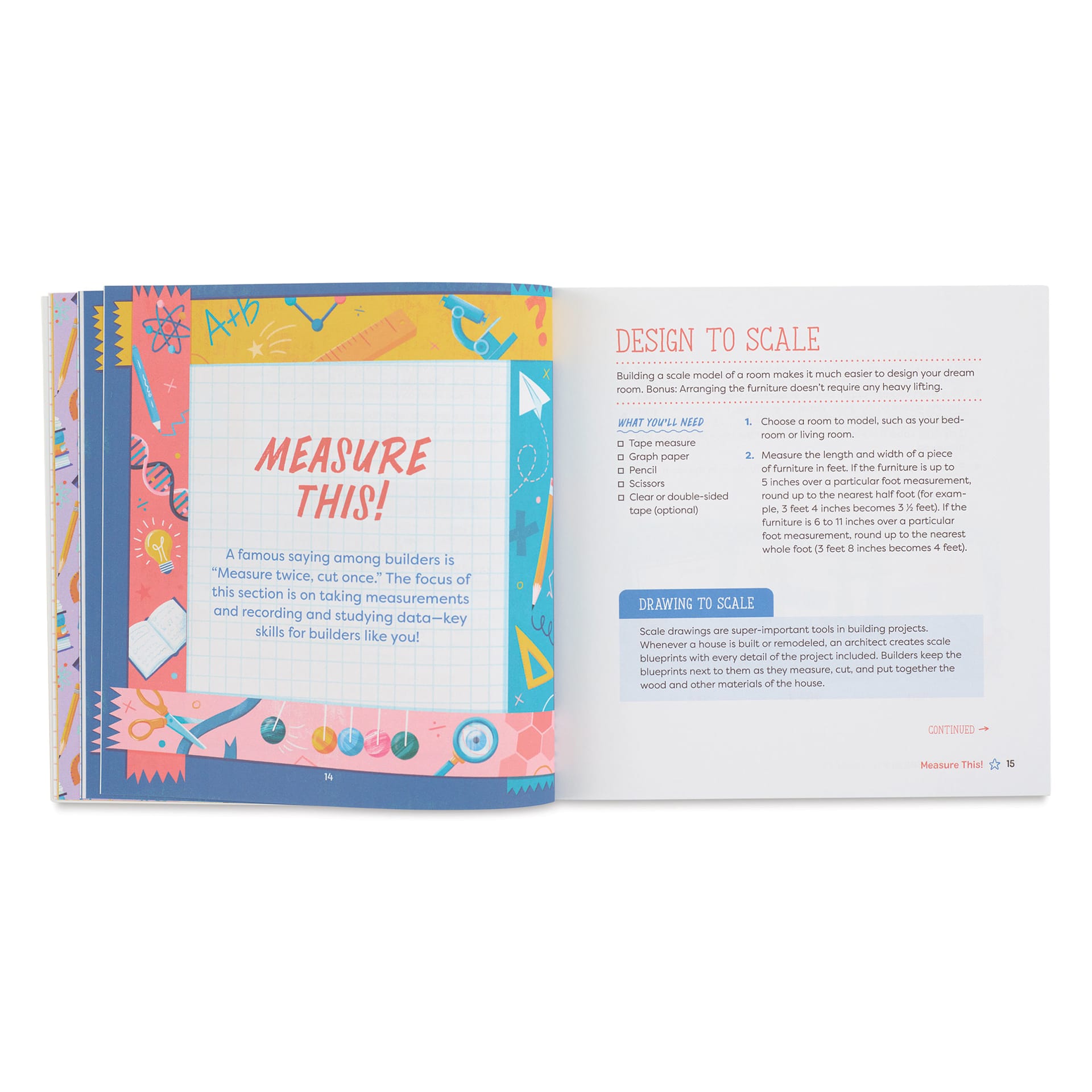 Adventure Girls! STEM Crafts, measure this