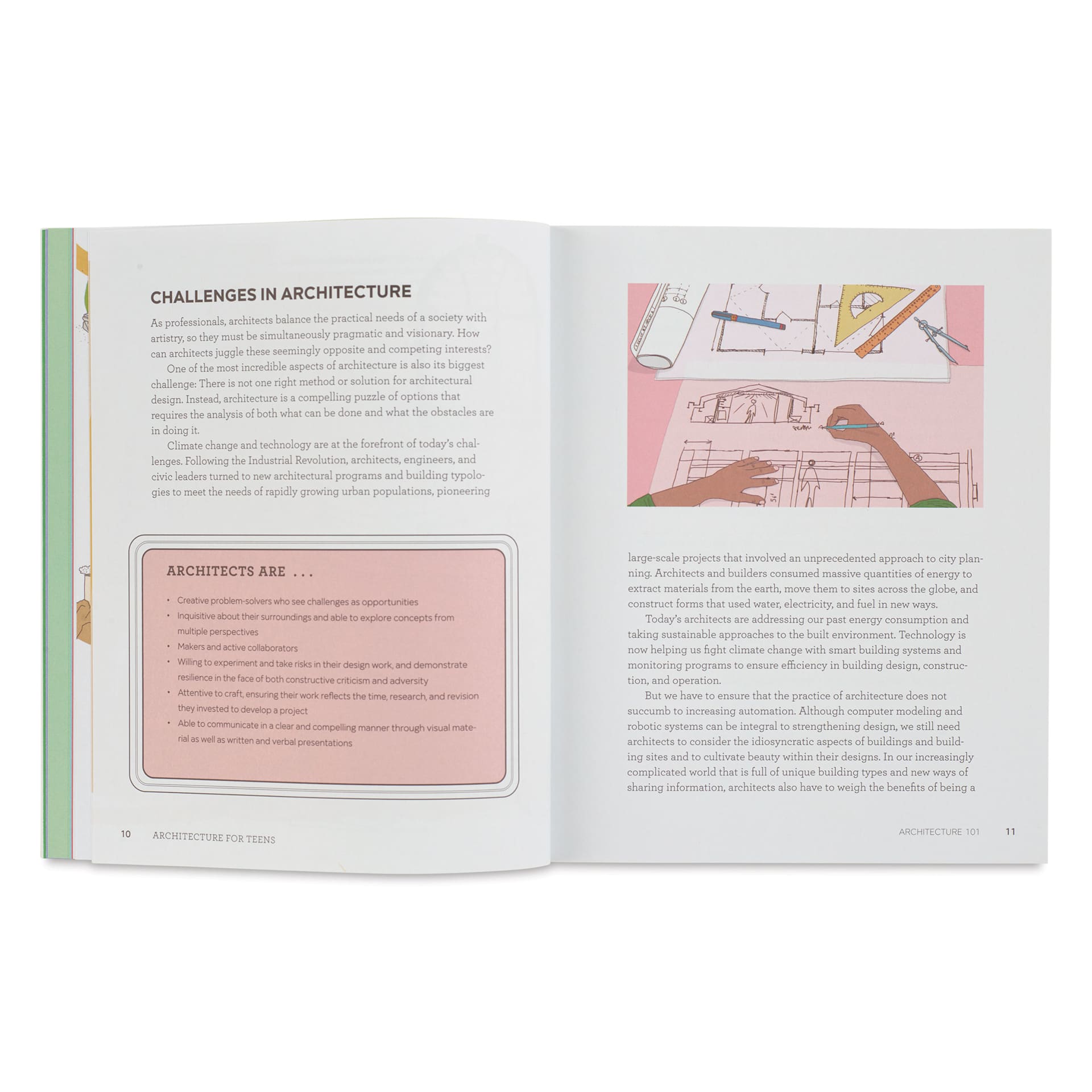 Architecture for Teens, challenges in architecture