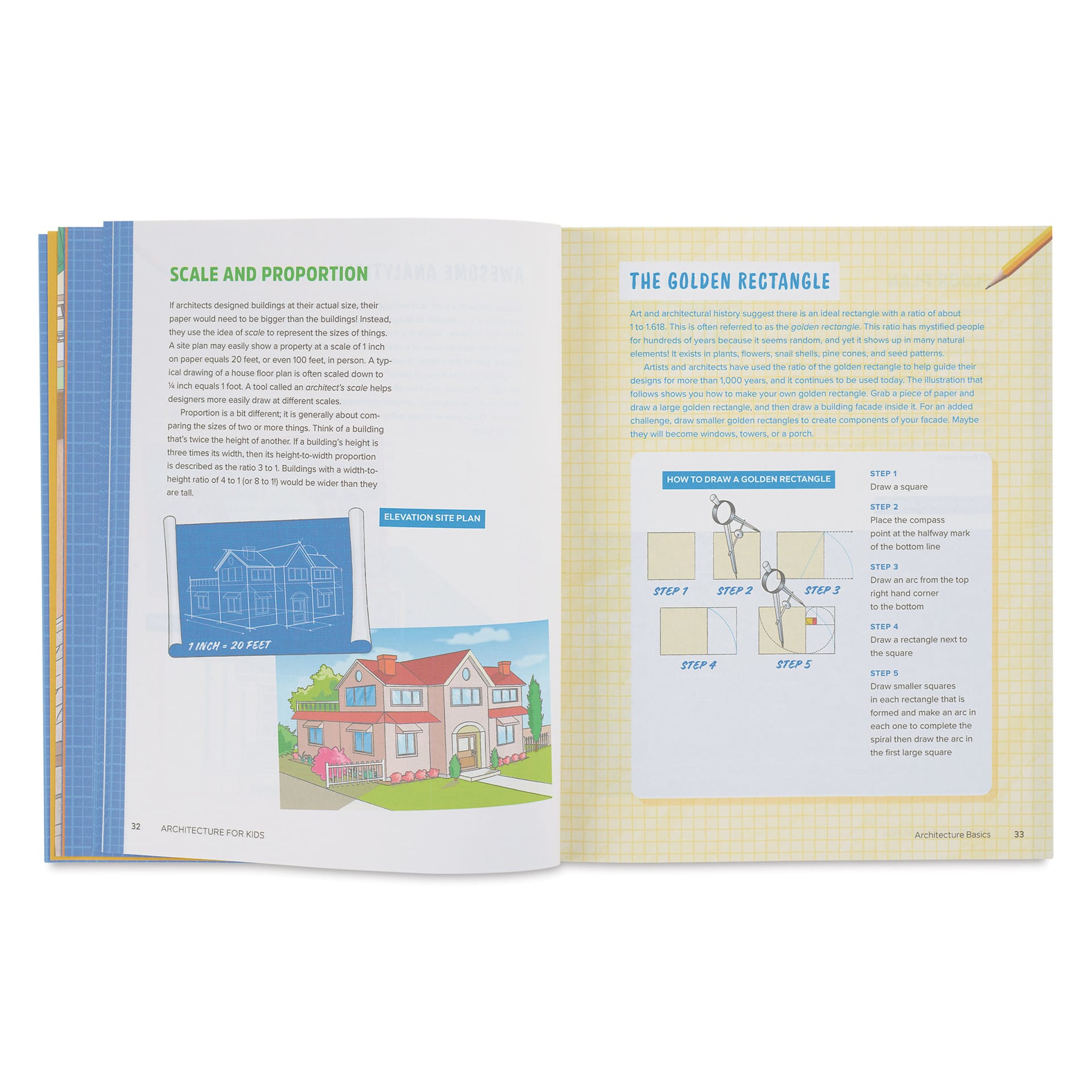 Architecture for Kids, the golden rectangle