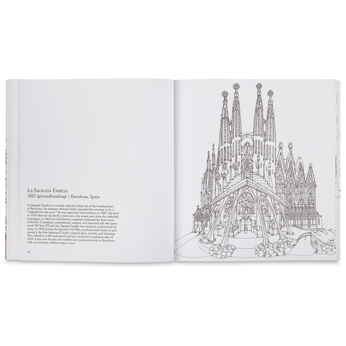 Landmarks of the World Coloring Book