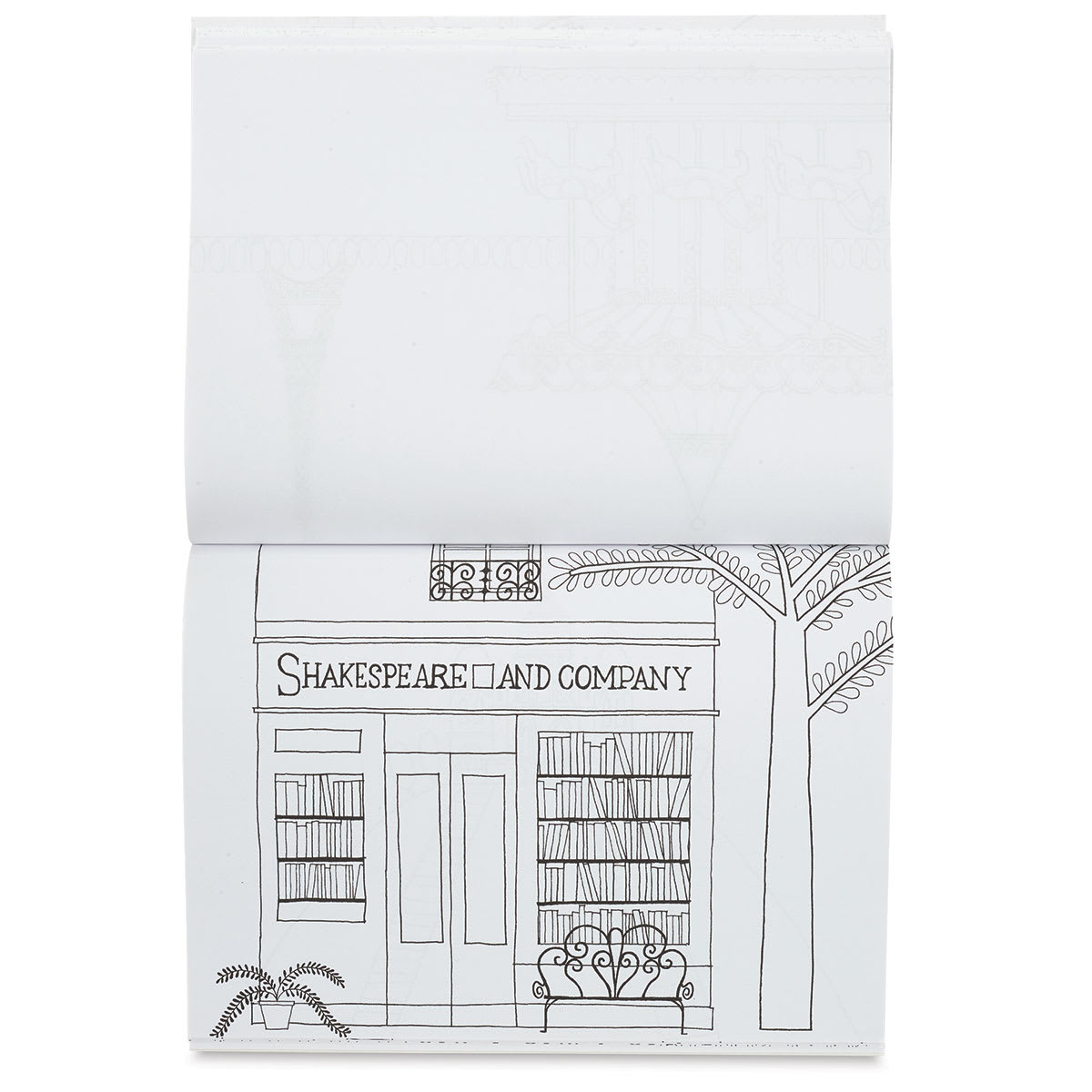 Paris Coloring Book