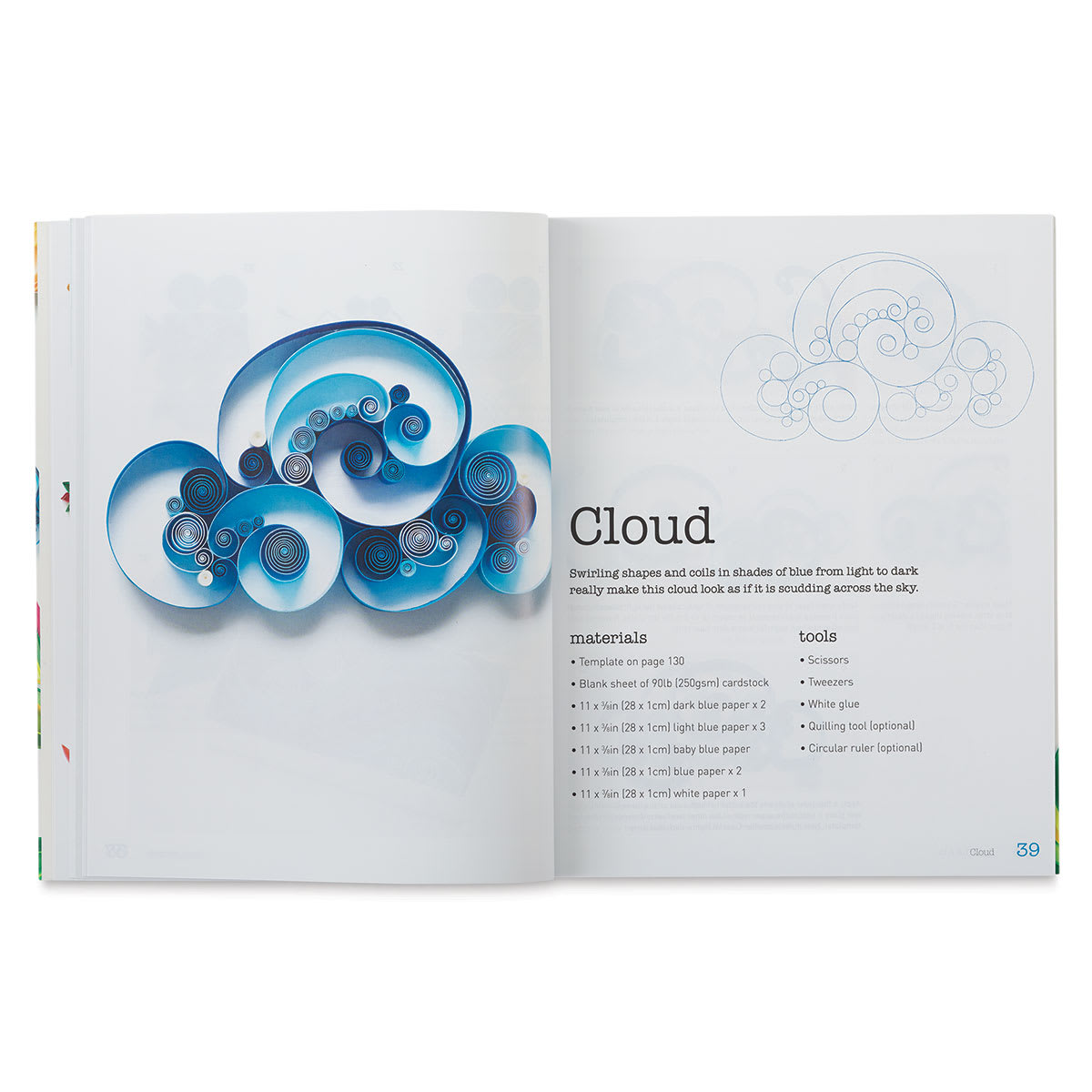 Quilling Art - Quilling Clouds
