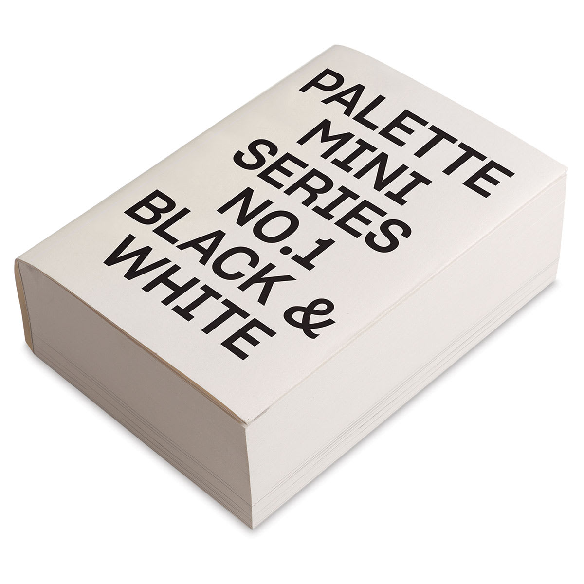 Palette Mini Series: Black & White Book - right angle view