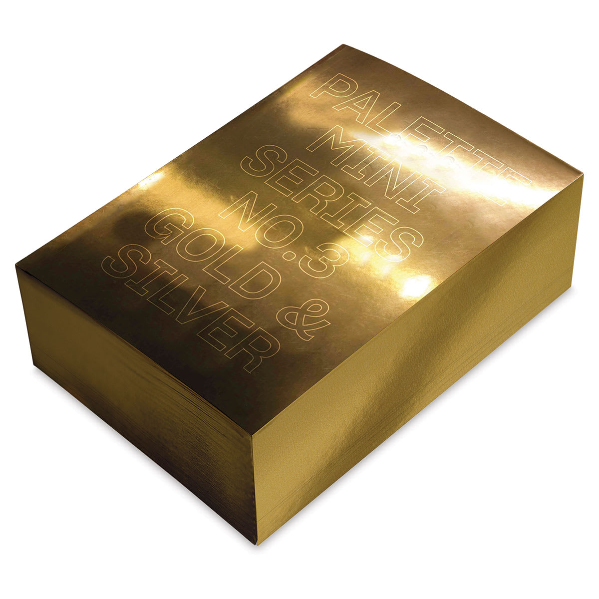 Palette Mini Series: Gold & Silver Book - right angle view