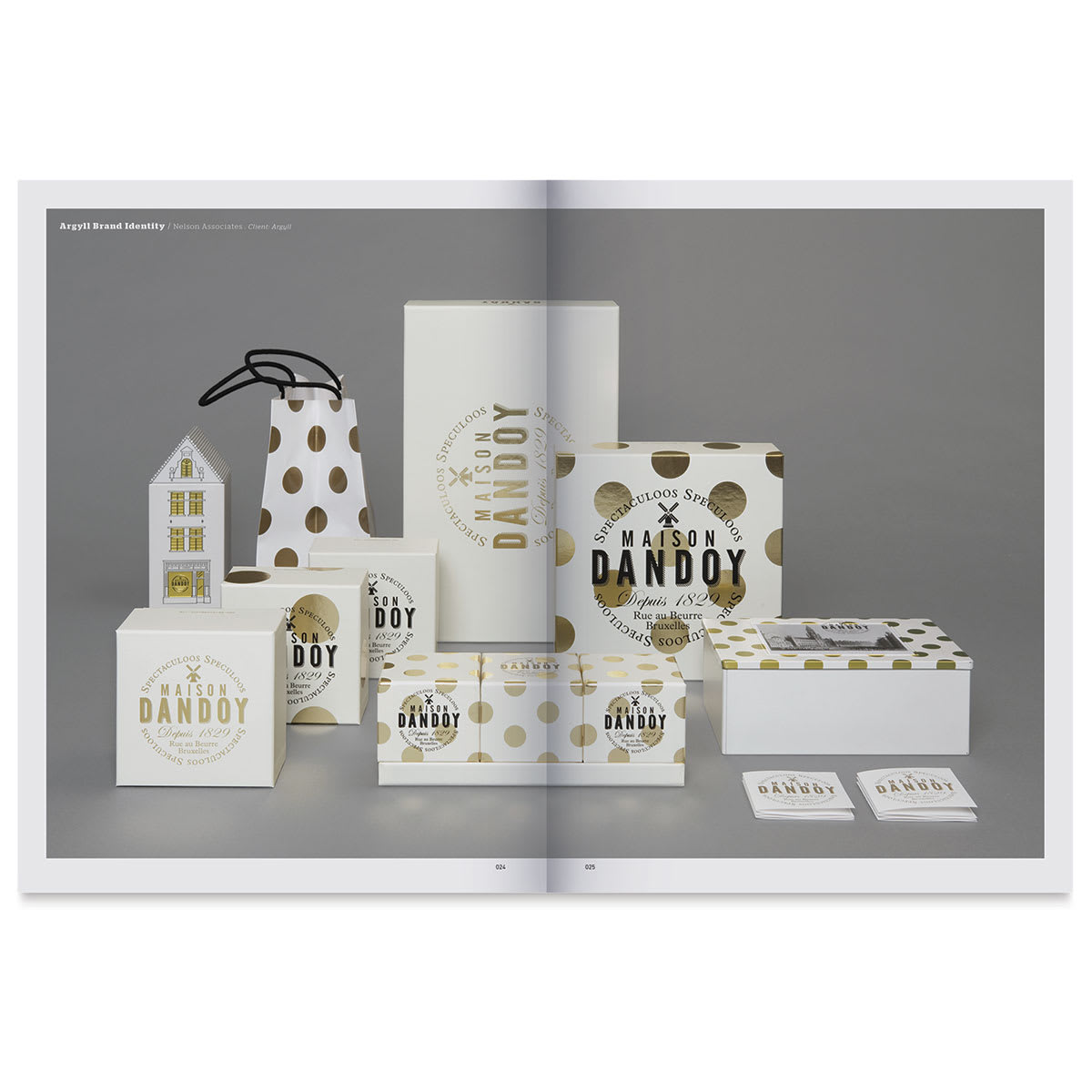 Palette Mini Series: Gold & Silver - inside pages showing various finished projects