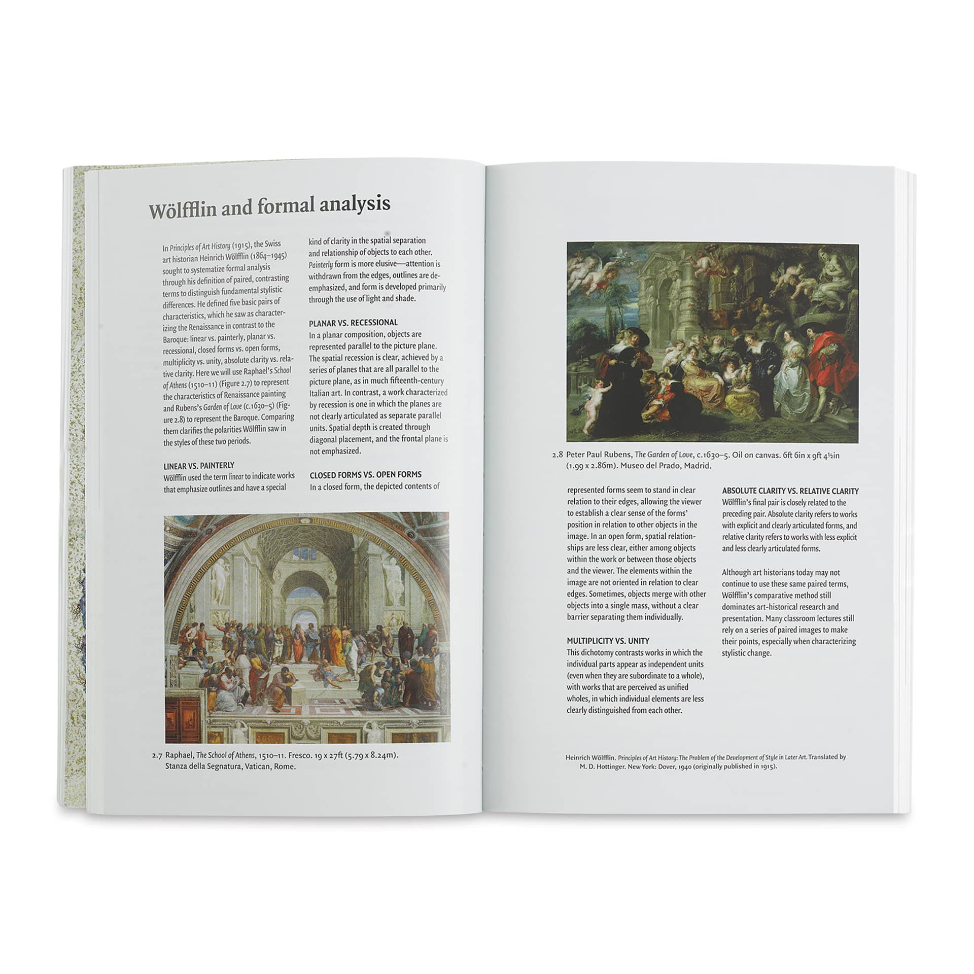Fundamentals of Art History, inside page