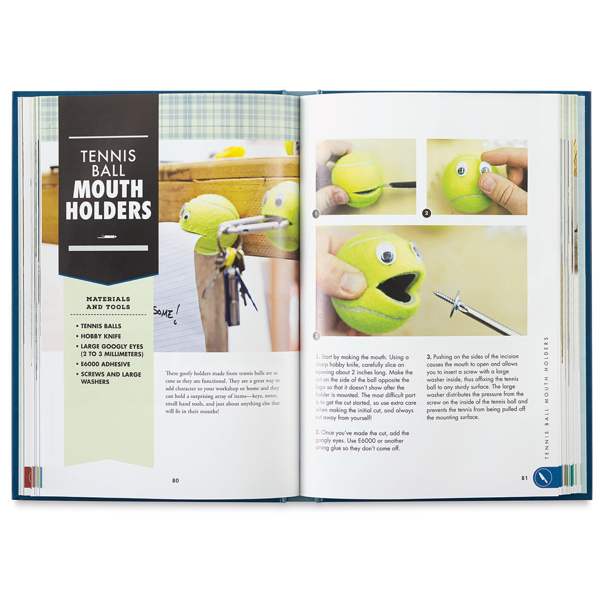 Dude Crafts - Making Tennis Ball holders
