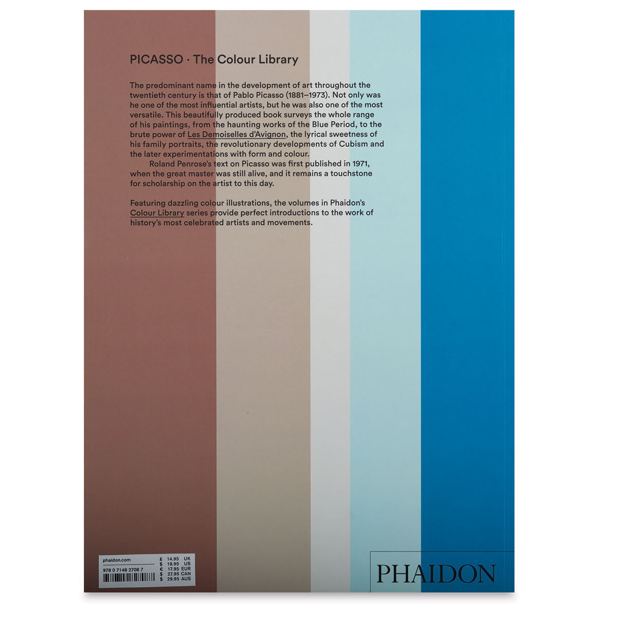 The Colour Library: Picasso - back cover