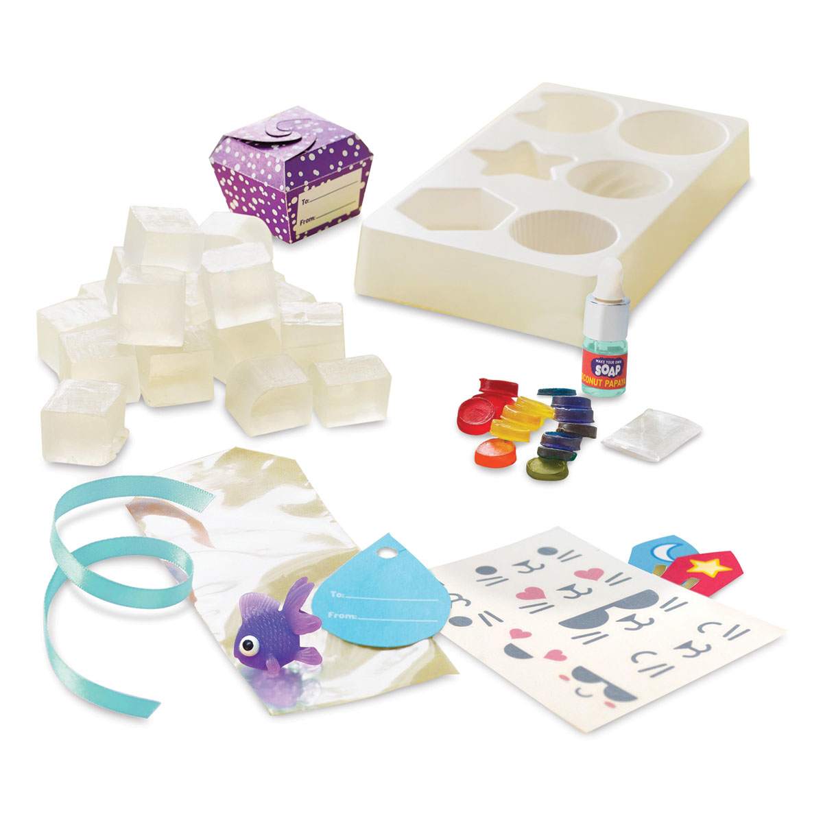 Klutz Make Your Own Soap - Components of Kit shown