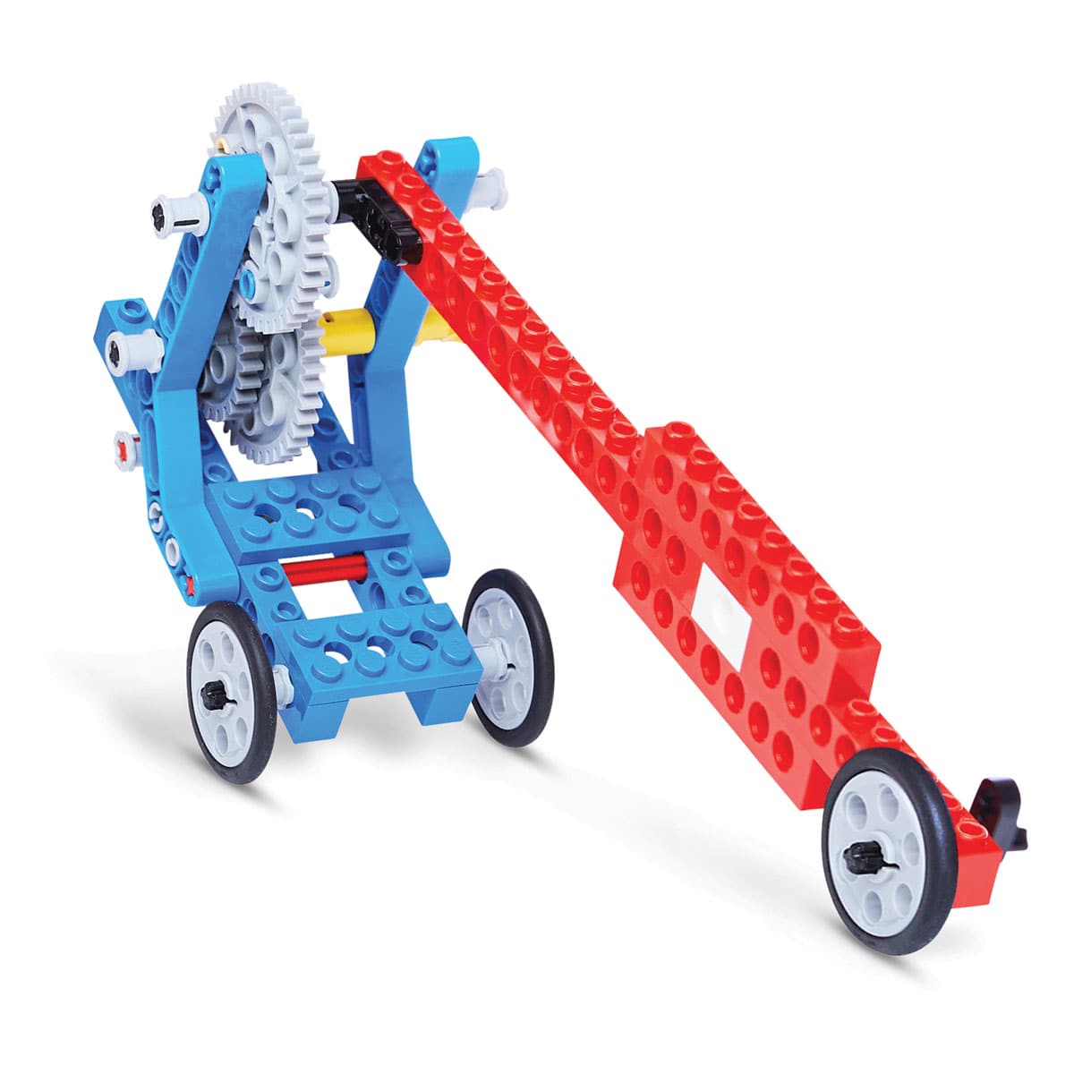 Klutz LEGO Gadgets - Finished Gravity Drop Coaster at angle