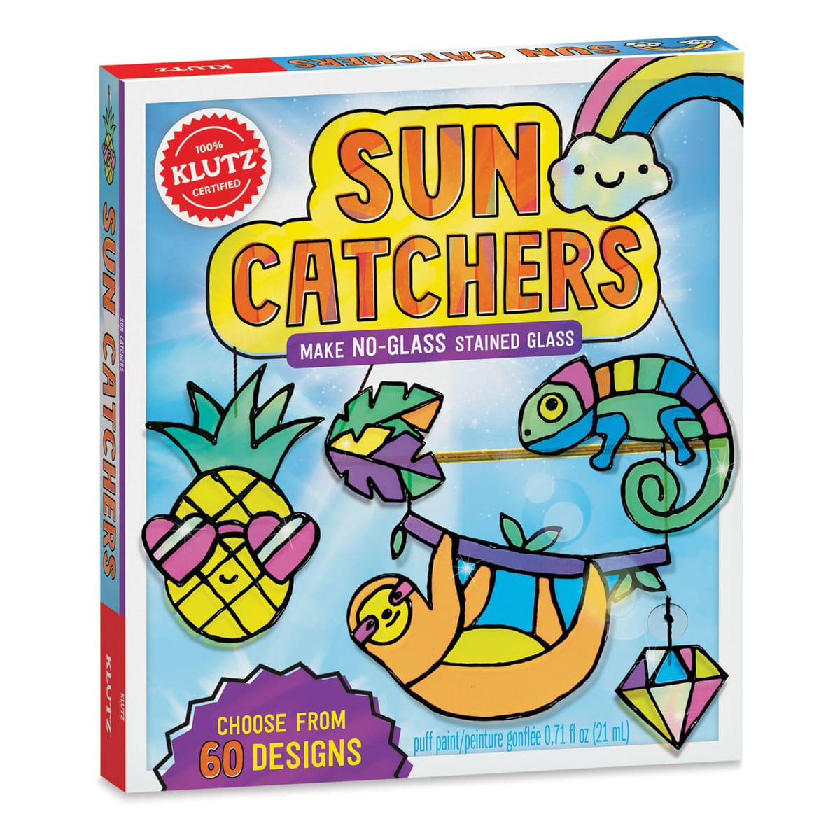 Klutz Sun Catchers - Angled view of front of package