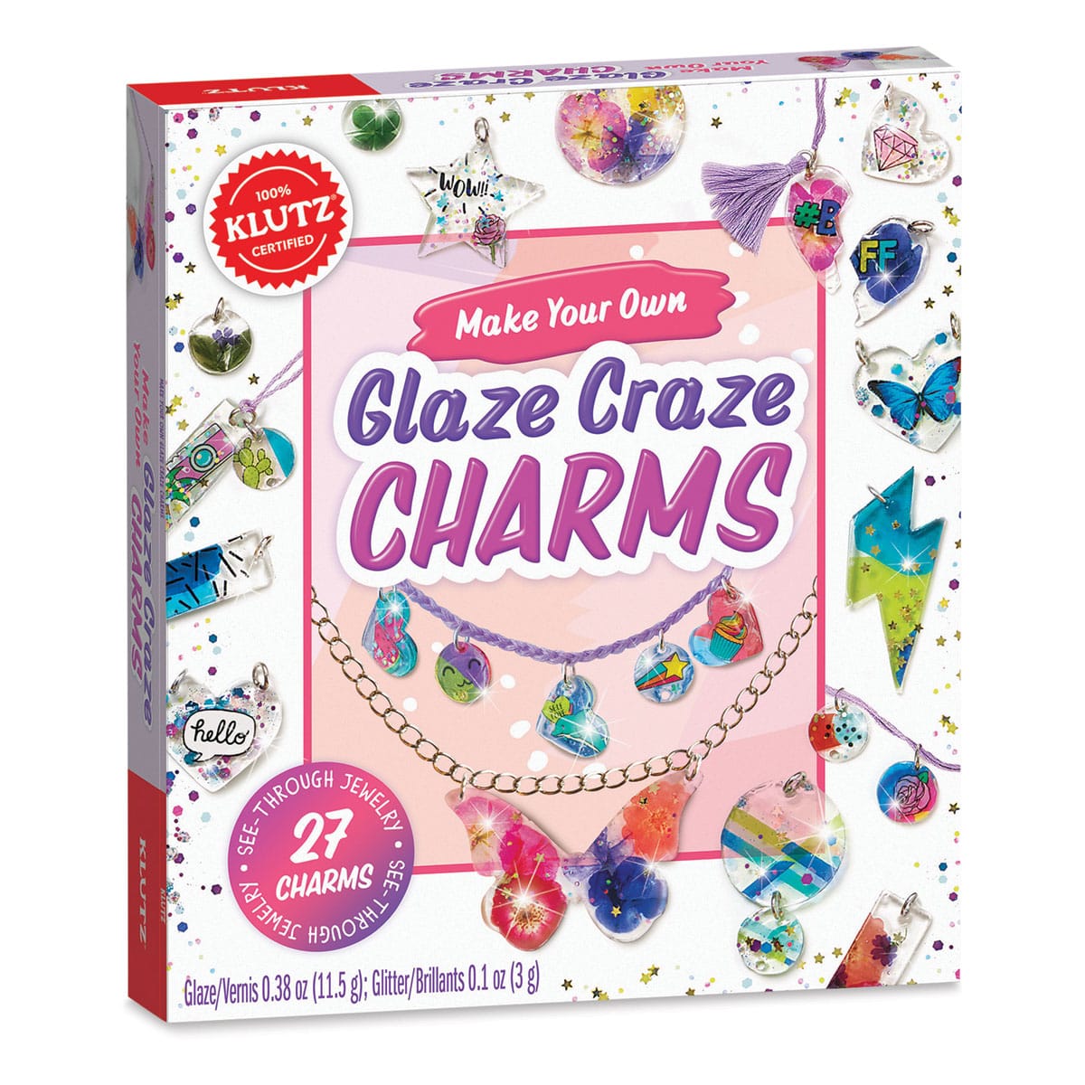 Make Your Own Glaze Craze Charms Kit - Front of package

