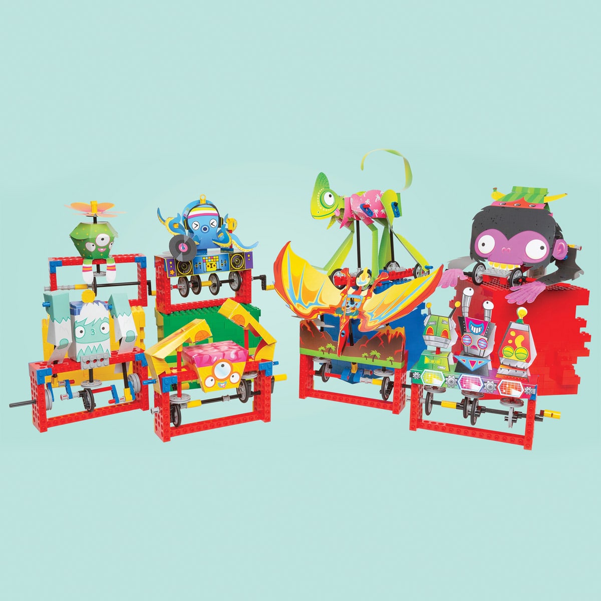 Klutz LEGO Gear Bots Kit, projects
