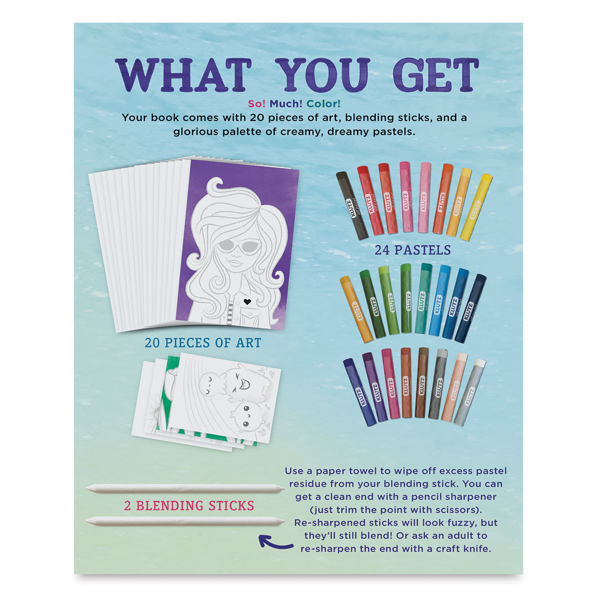 Klutz Pastel Studio (kit contents)