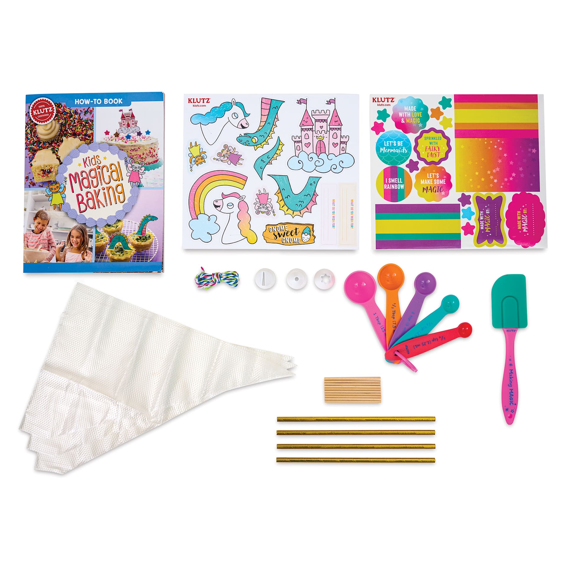 Klutz Kids Magical Baking Kit, kit contents