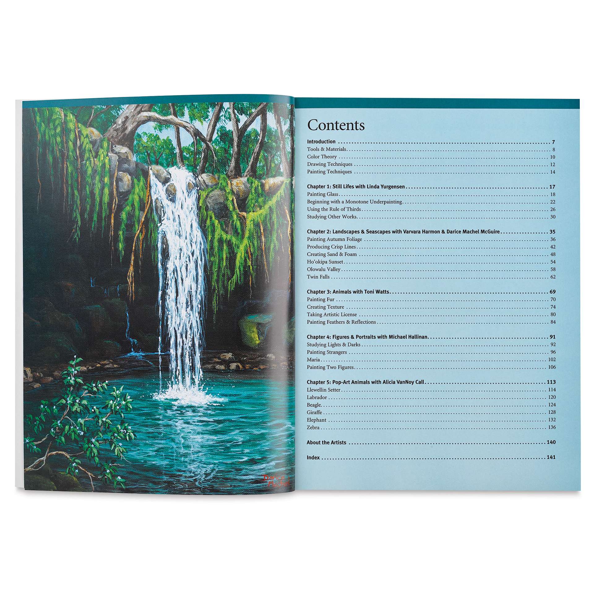 The Art of Painting in Acrylic - Table of Contents