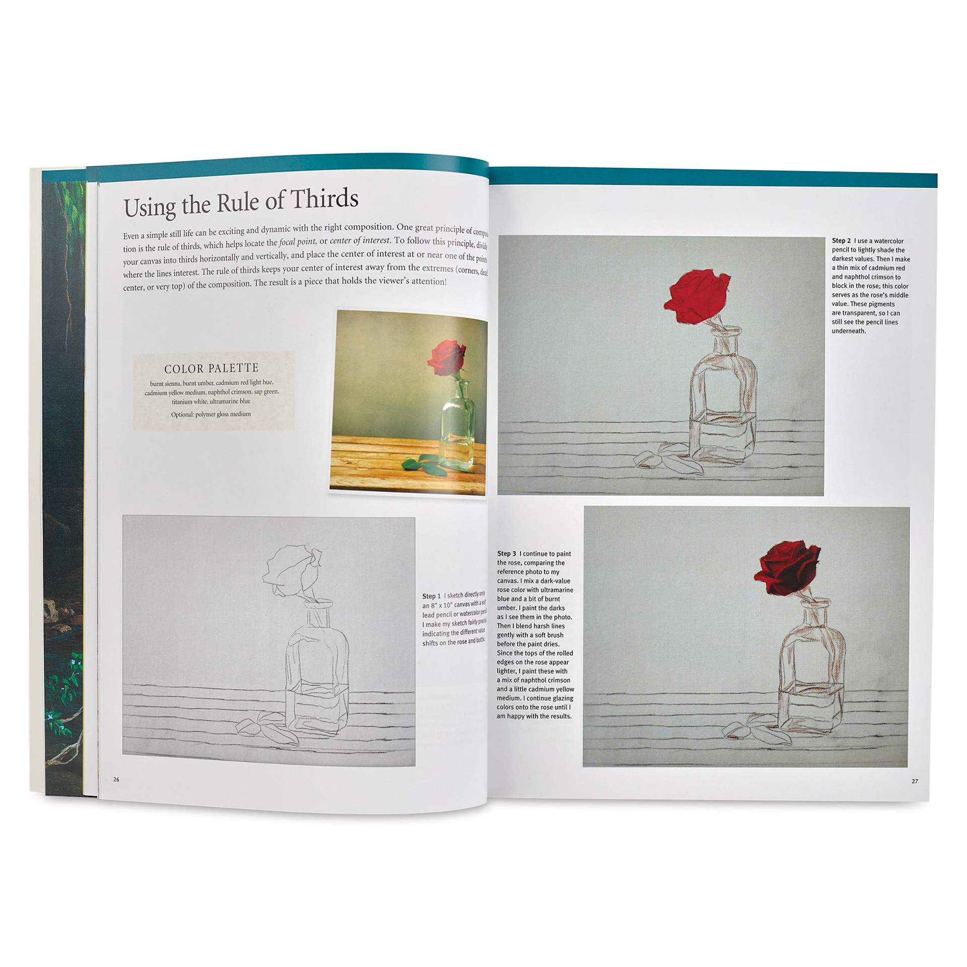 The Art of Painting in Acrylic - Rule of Thirds Spread
