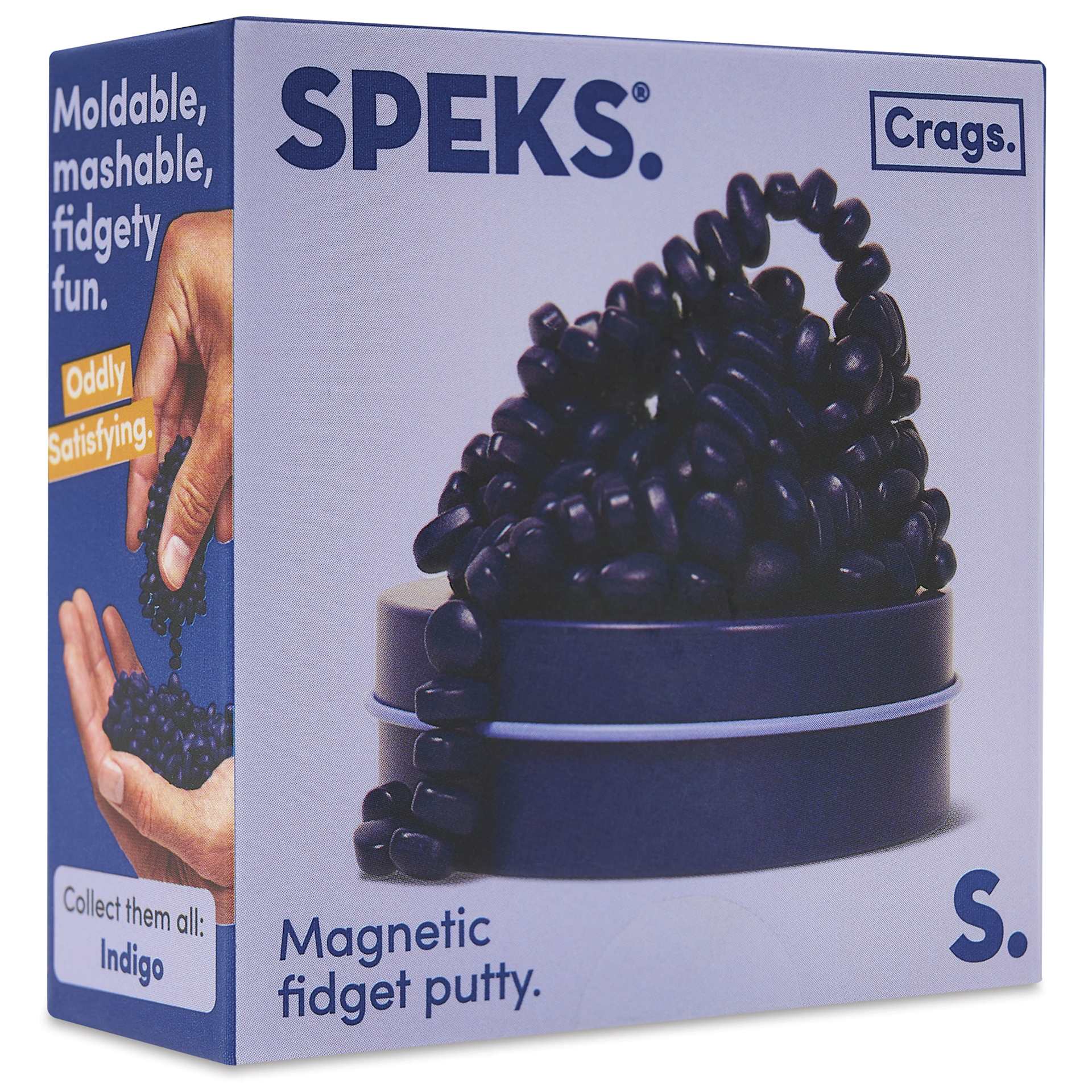 Speks Crags Magnetic Fidget Putty - Indigo, packaging