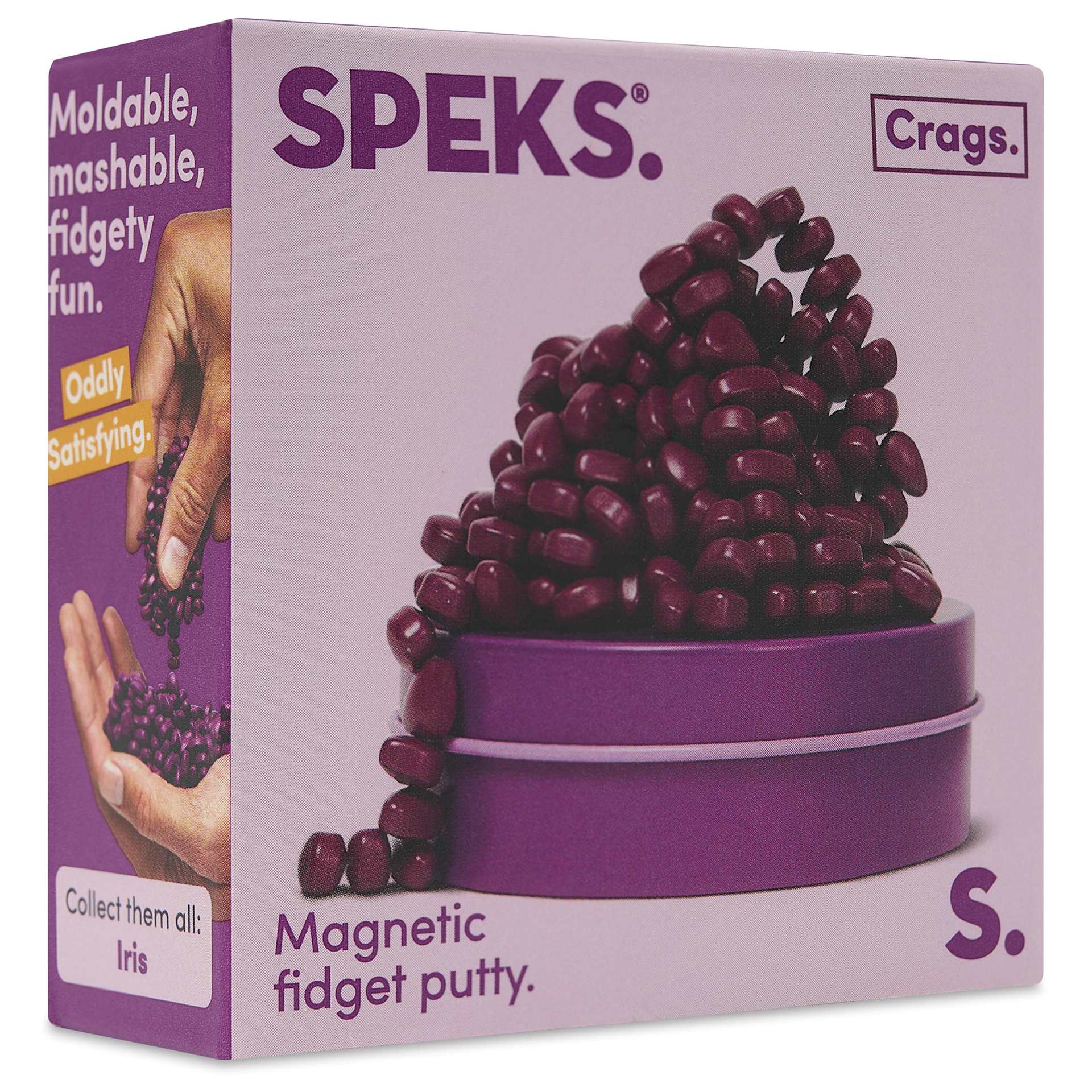 Speks Crags Magnetic Fidget Putty - Iris, packaging