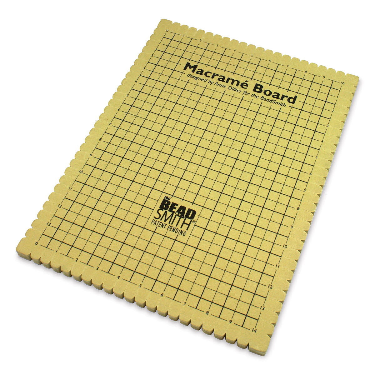 Beadsmith Macramé Board - Regular size board angled
