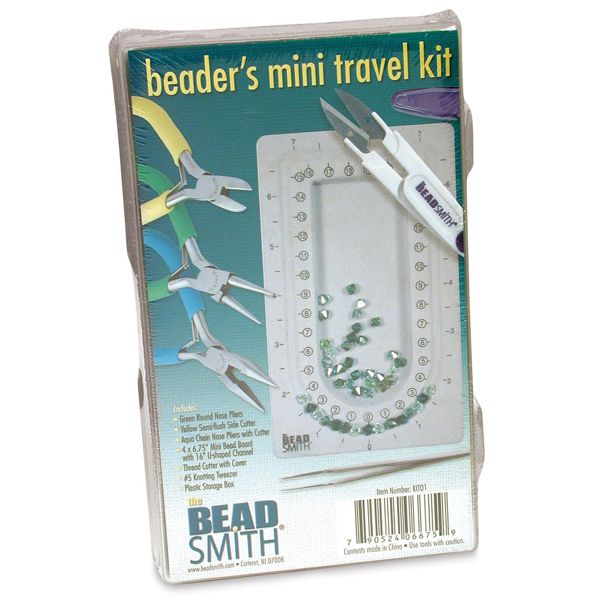 Beadsmith Beader's Mini Travel Kit - Front of package
