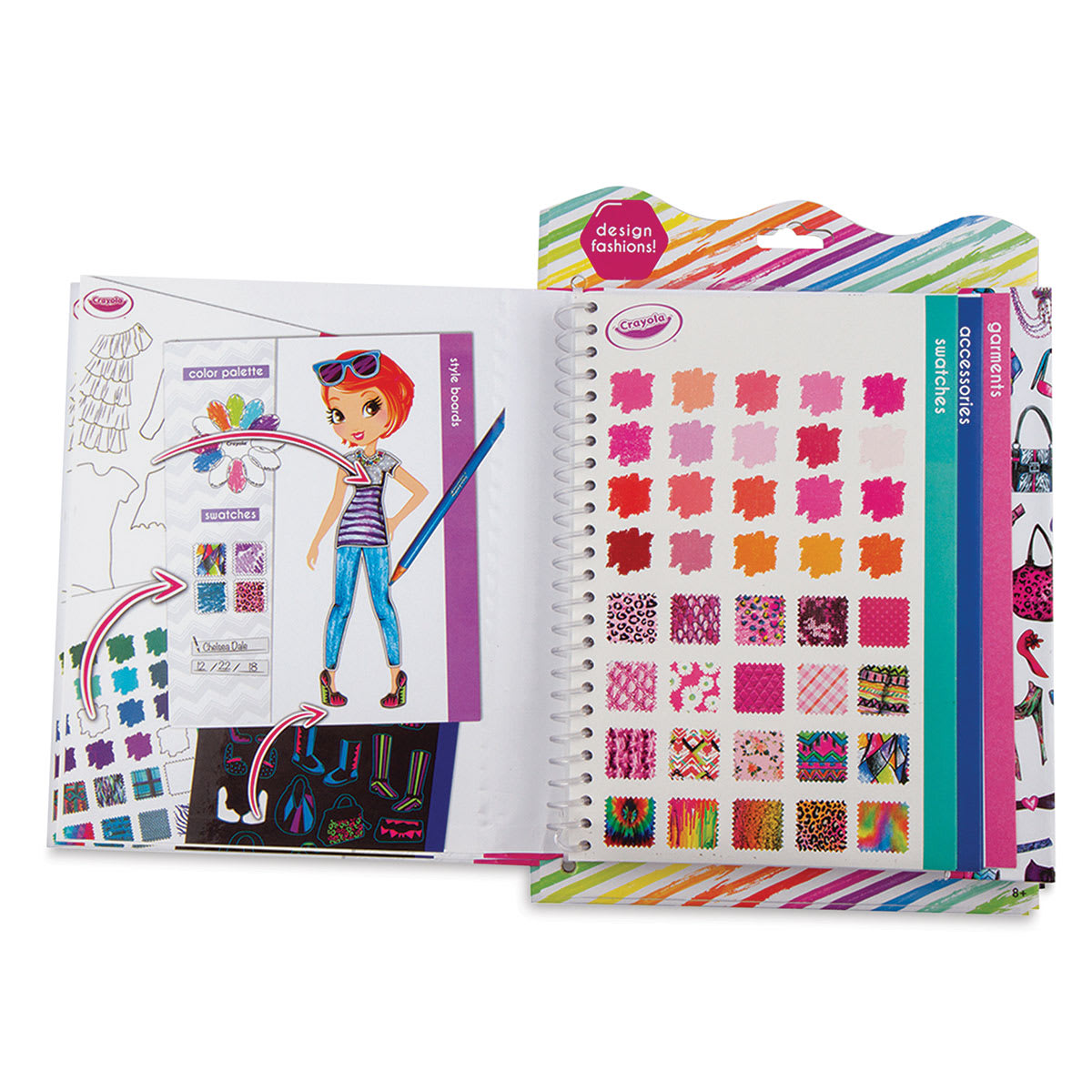 Fashion Angels Crayola Creations Sticker Lookbook