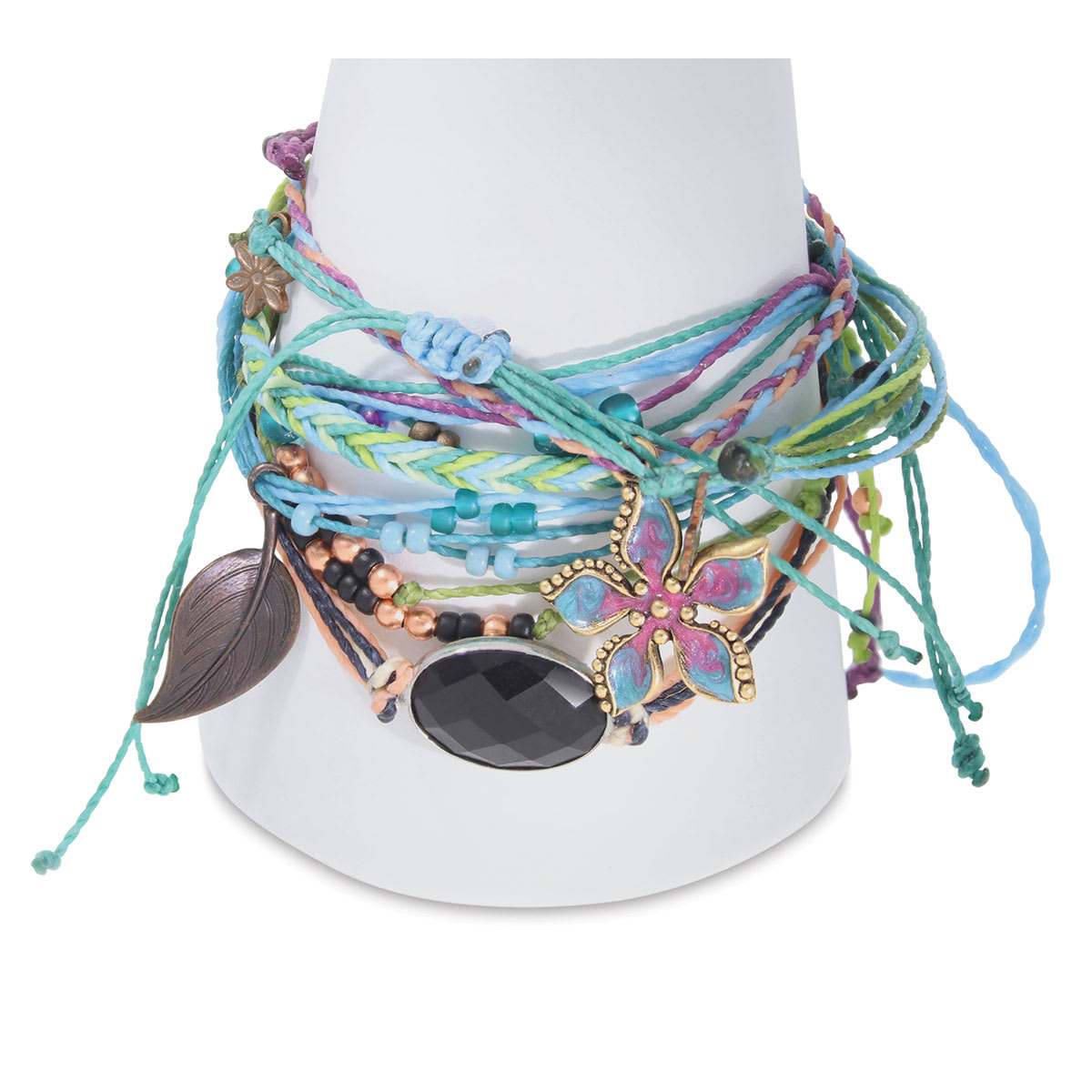 Beadsmith Knot-It Waxed Brazilian Cord - Several necklaces made with Cords