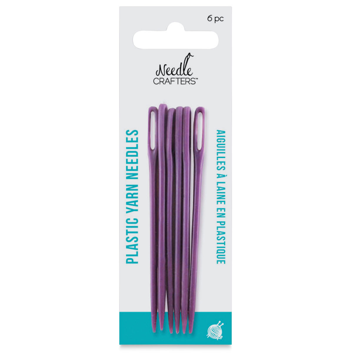 Needle Crafters Finishing Needles - Plastic, Package of 6 (In packaging)