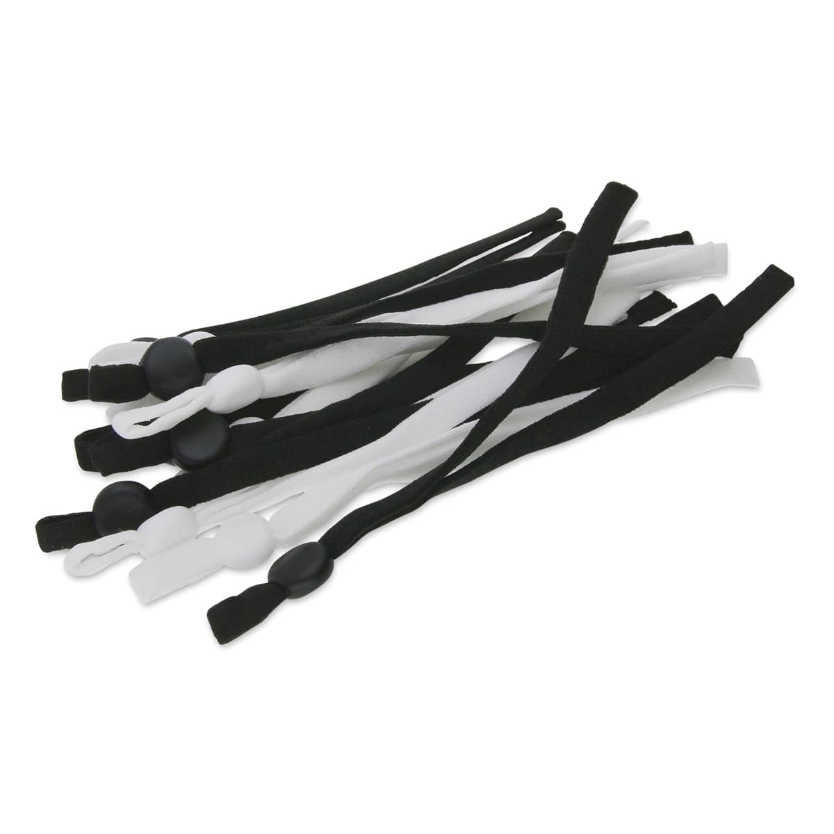 Spandex Cord With Lock, Assorted, 10 mm Bead, Package of 12, Out Of Package