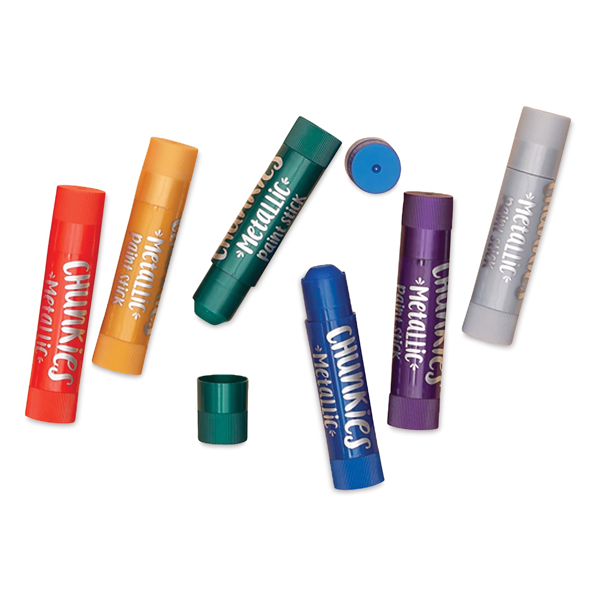Ooly Chunkies Paint Sticks - Metallic Pack, Set of 6 