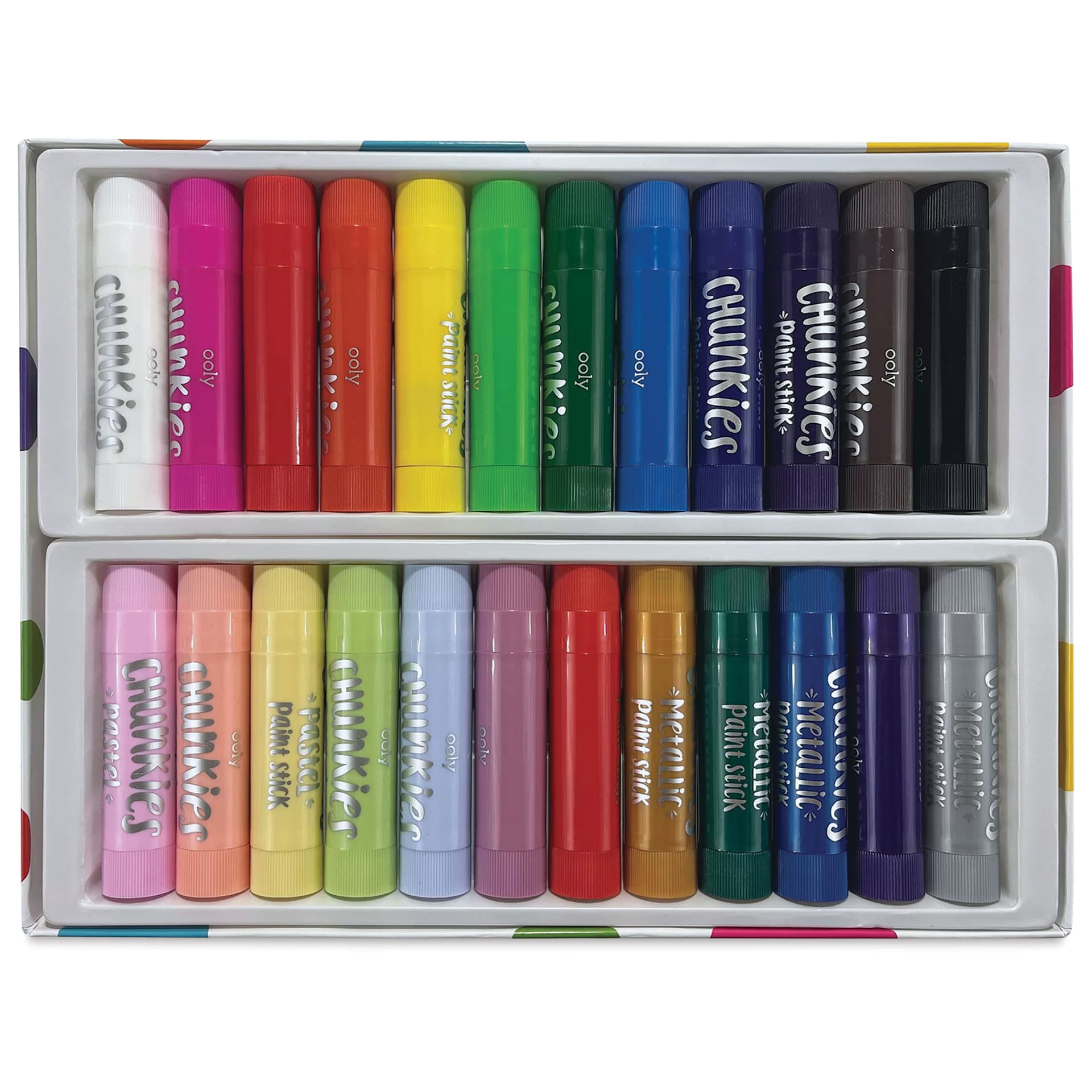 Ooly Chunkies Paint Sticks - Variety Pack, Set of 24