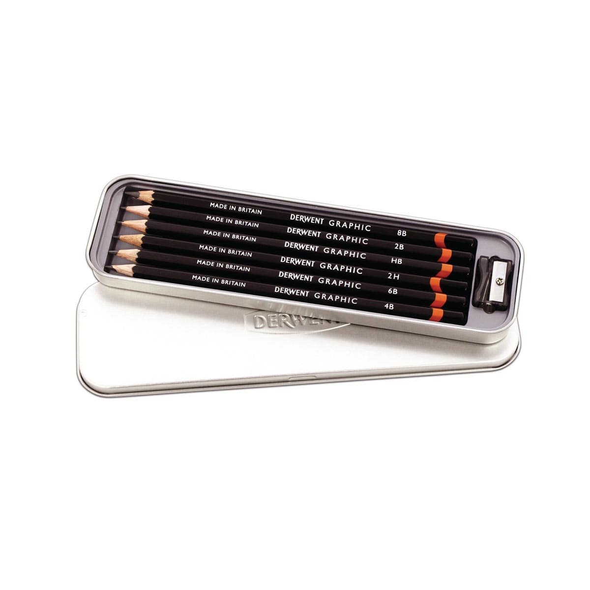 Derwent Graphic Tin Set, 6-Pencils