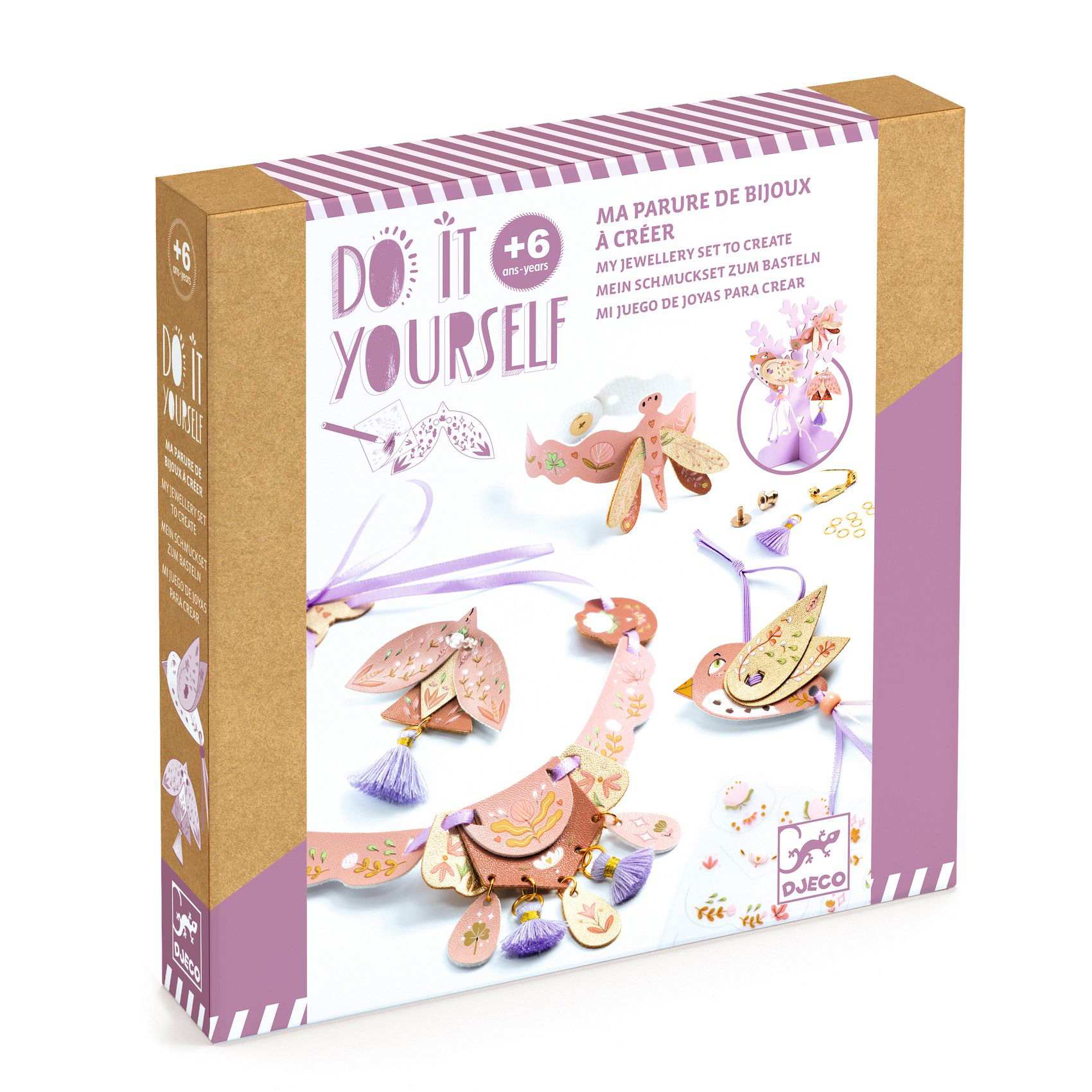 Djeco Do It Yourself Synthetic Leather Jewelry Kit