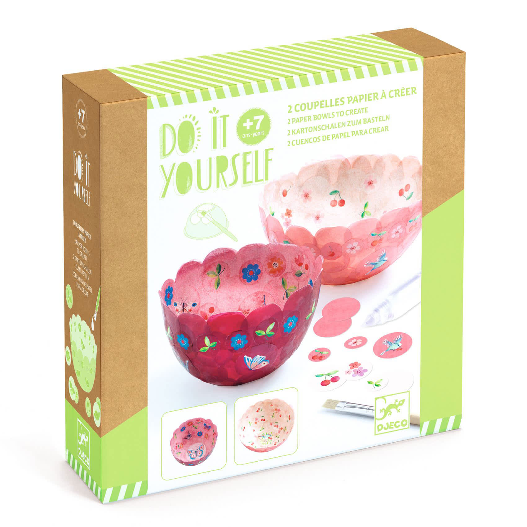 Djeco Do It Yourself Paper Bowls Kit